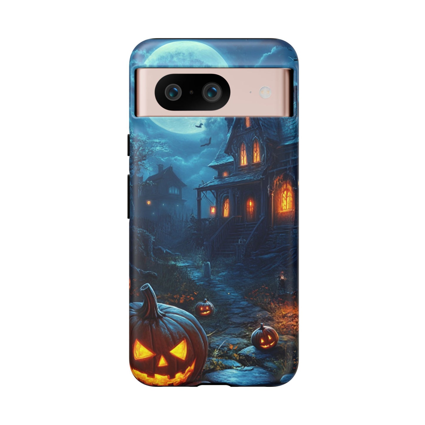 Halloween Haunted  House Phone Case - Spooky & Scary Phone Cases - iPhone 16 15 14 13 12 11, Samsung Galaxy & Google Pixel Phone Covers