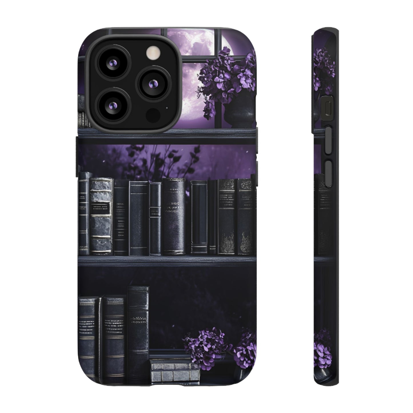 Dark Academia Bookshelf Phone Case - Literature and Book Lover Phone Cases for iPhone 16 15 14 13 12 11, Samsung Galaxy & Google Pixel