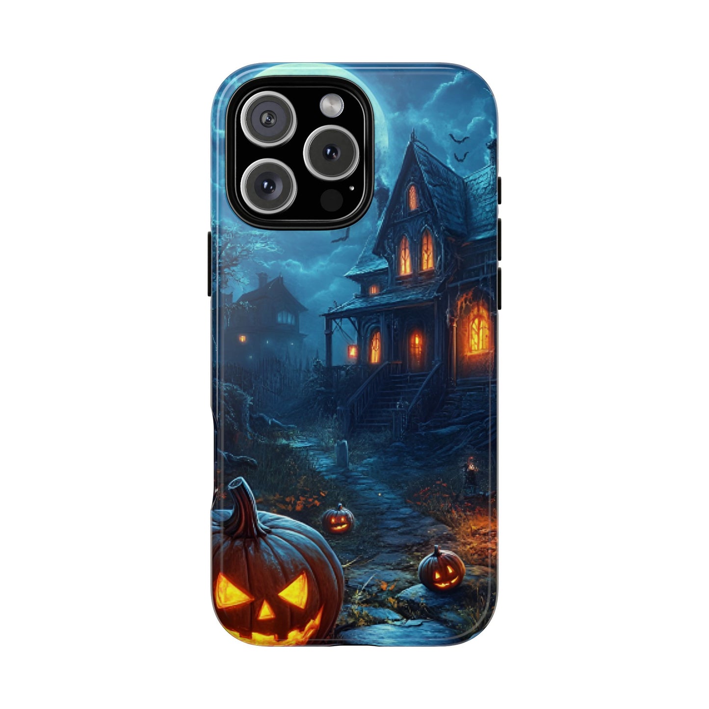 Halloween Haunted  House Phone Case - Spooky & Scary Phone Cases for iPhone 16 15 14 13 12 11, Samsung Galaxy & Google Pixel