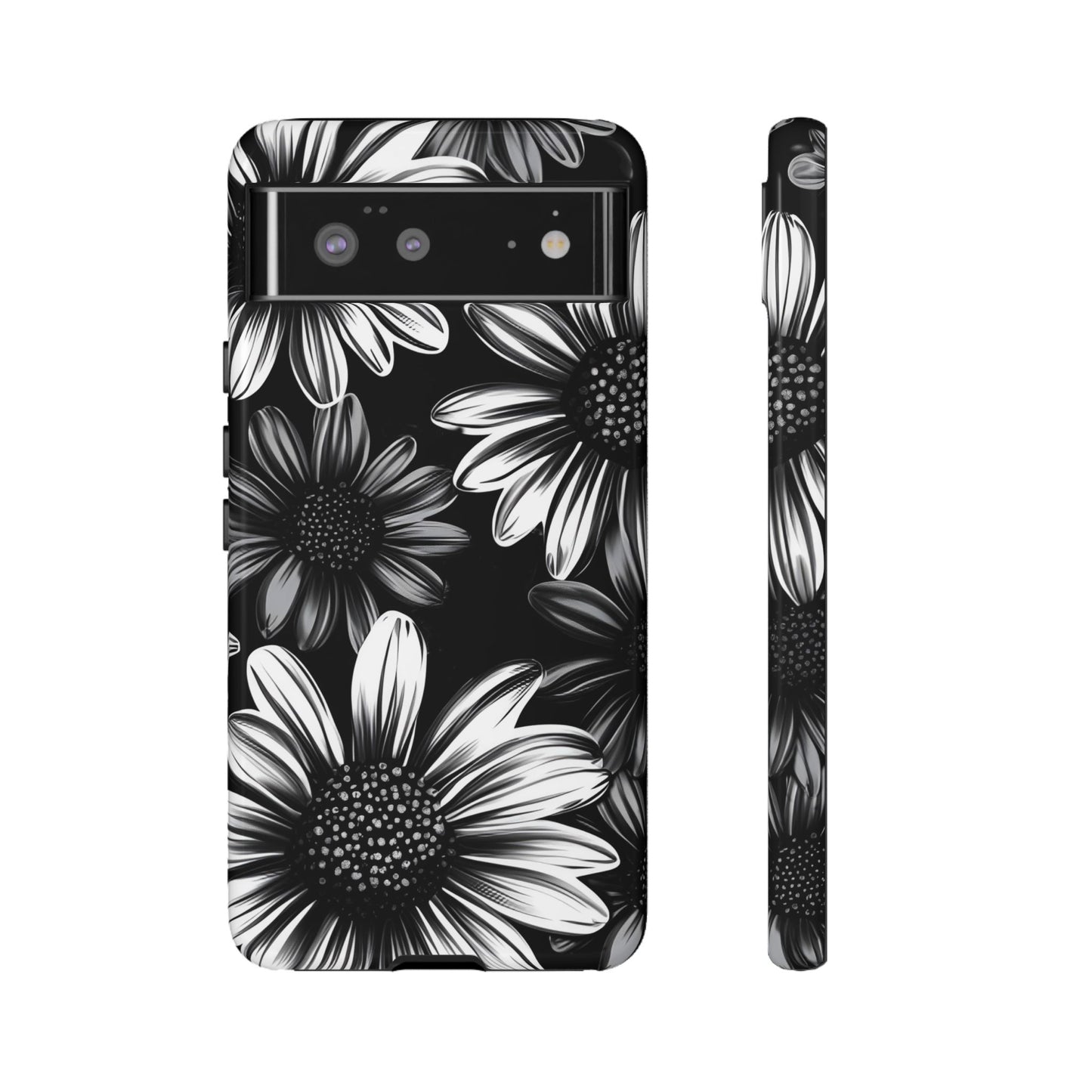 Daisy Phone Case - Dark Gothic Flower Phone Cases - iPhone 16 15 14 13 12 11, Samsung Galaxy & Google Pixel Phone Covers