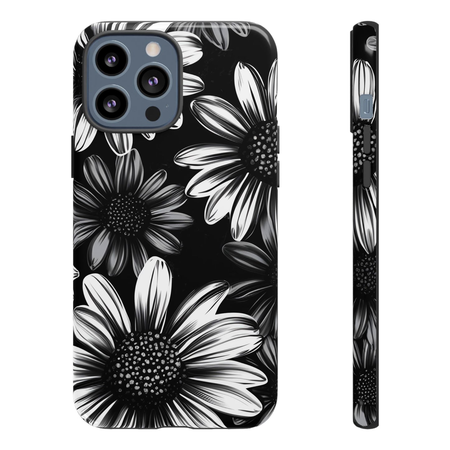 Daisy Phone Case - Dark Gothic Flower Phone Cases - iPhone 16 15 14 13 12 11, Samsung Galaxy & Google Pixel Phone Covers