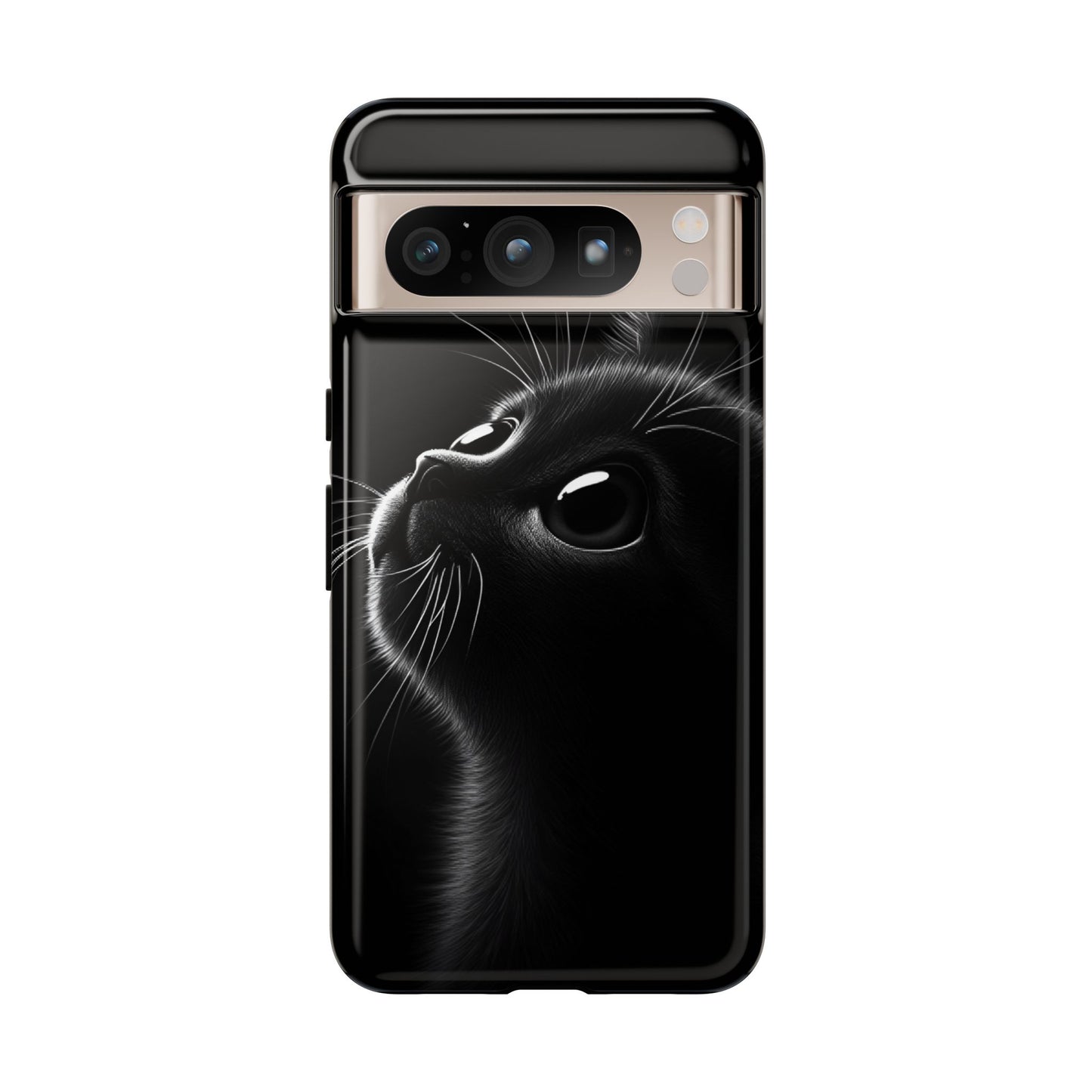 Cute Black Cat Phone Case - Cat Lover Phone Cases - iPhone 16 15 14 13 12 11, Samsung Galaxy & Google Pixel Phone Covers