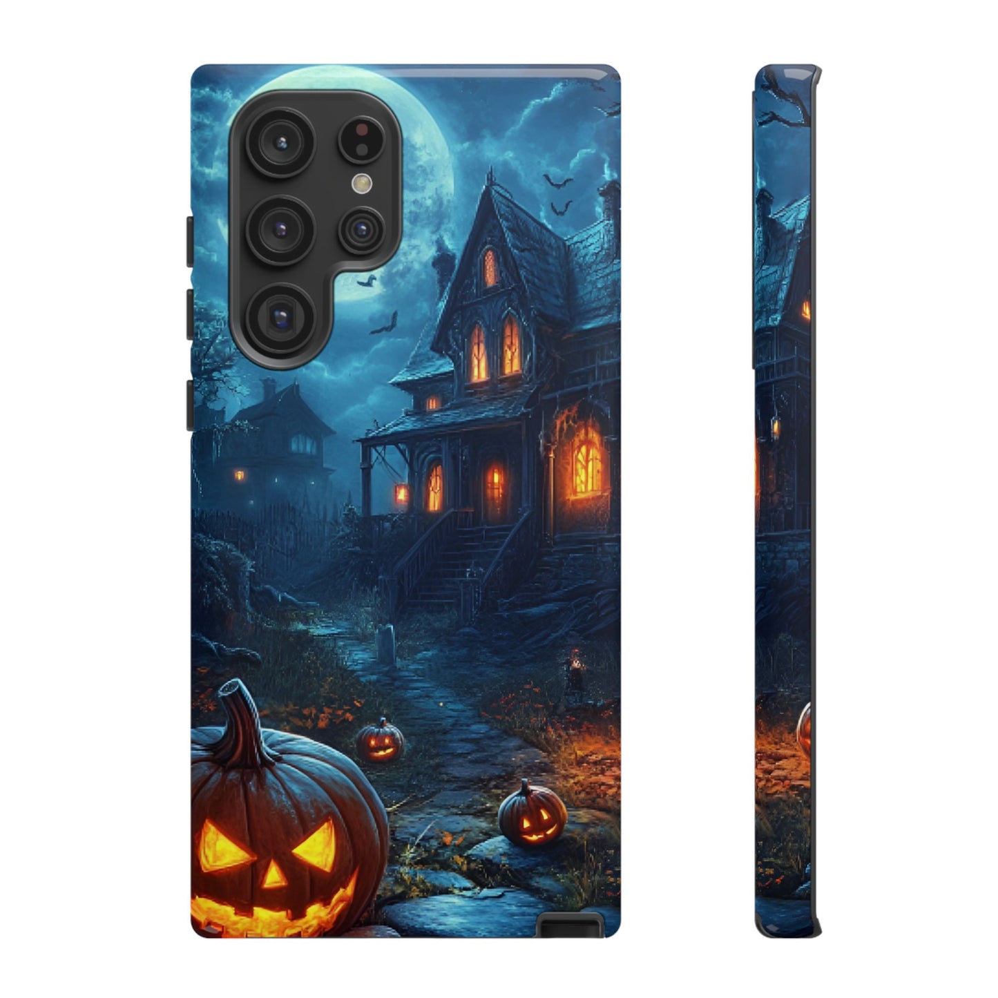 Halloween Haunted  House Phone Case - Spooky & Scary Phone Cases for iPhone 16 15 14 13 12 11, Samsung Galaxy & Google Pixel