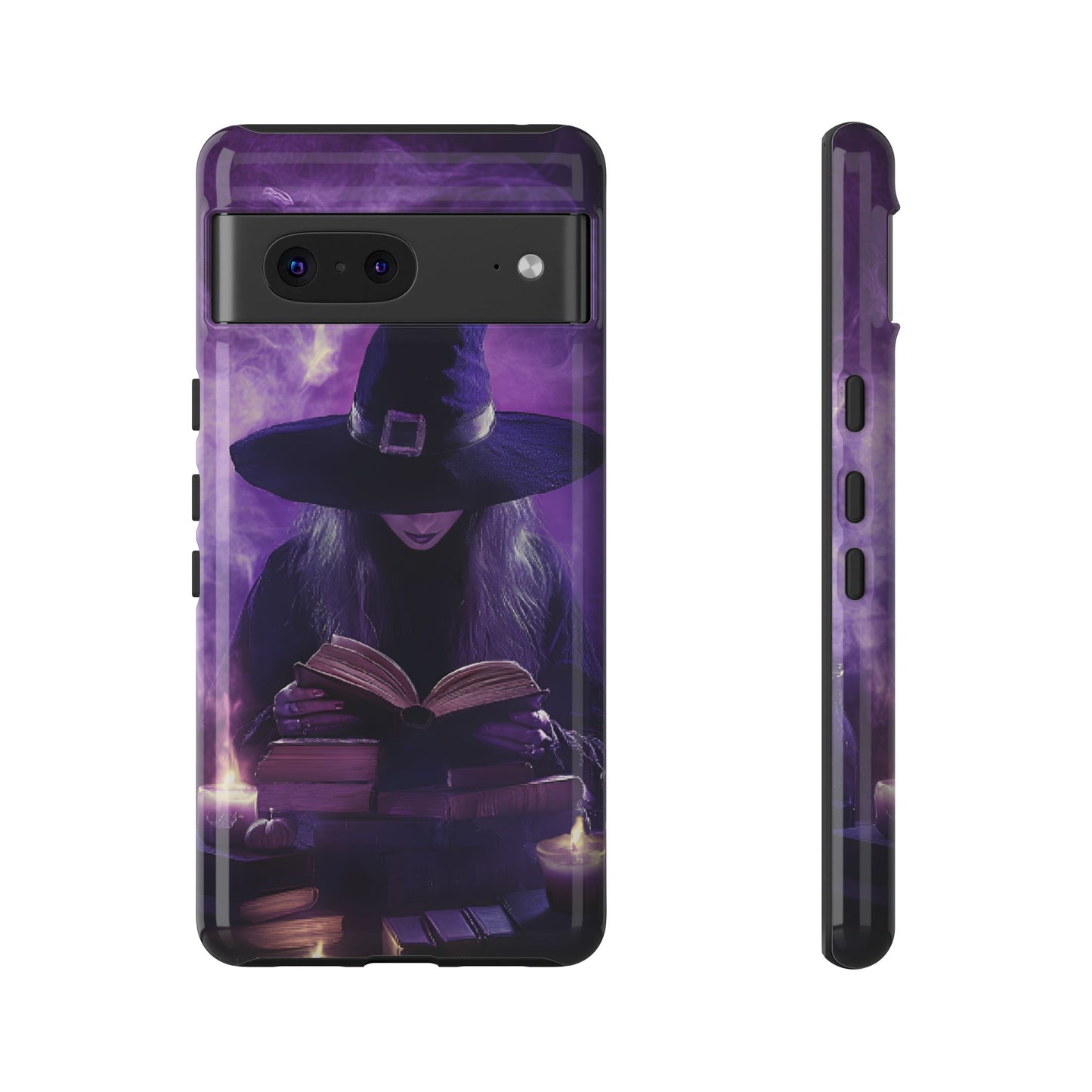 Witch Reading Book Phone Case - Witchy  Halloween Phone Cases for iPhone 16 15 14 13 12 11, Samsung Galaxy & Google Pixel