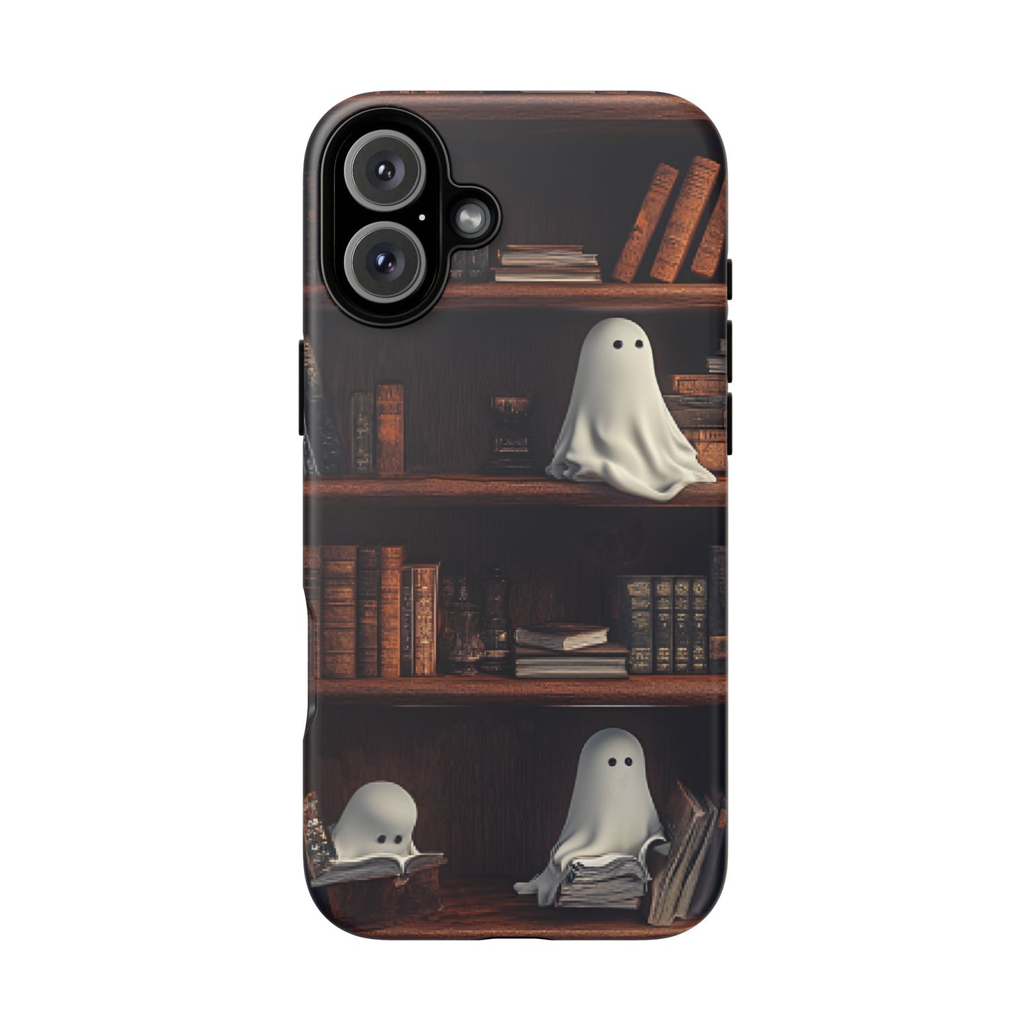 Bookish Ghost Phone Case for iPhone 16 15 14 13 12 11, Samsung Galaxy & Google Pixel