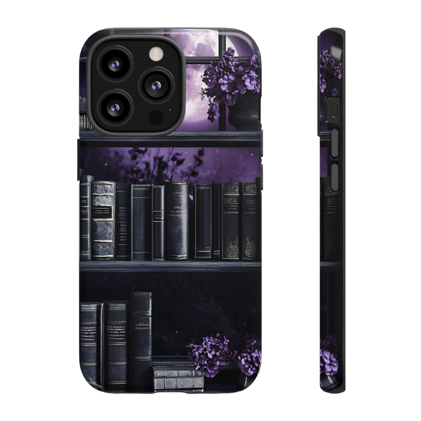 Dark Academia Bookshelf Phone Case - Literature and Book Lover Phone Cases for iPhone 16 15 14 13 12 11, Samsung Galaxy & Google Pixel