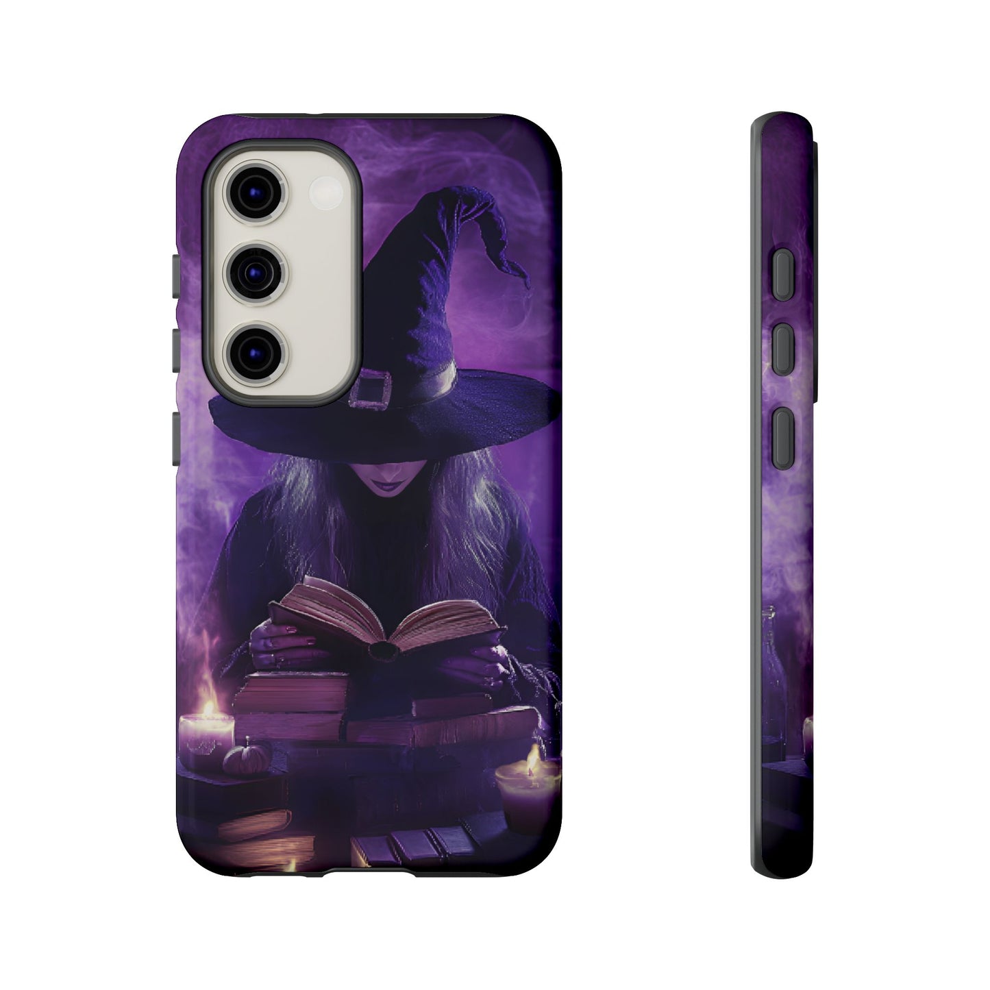 Witch Reading Book Phone Case - Witchy  Halloween Phone Cases for iPhone 16 15 14 13 12 11, Samsung Galaxy & Google Pixel