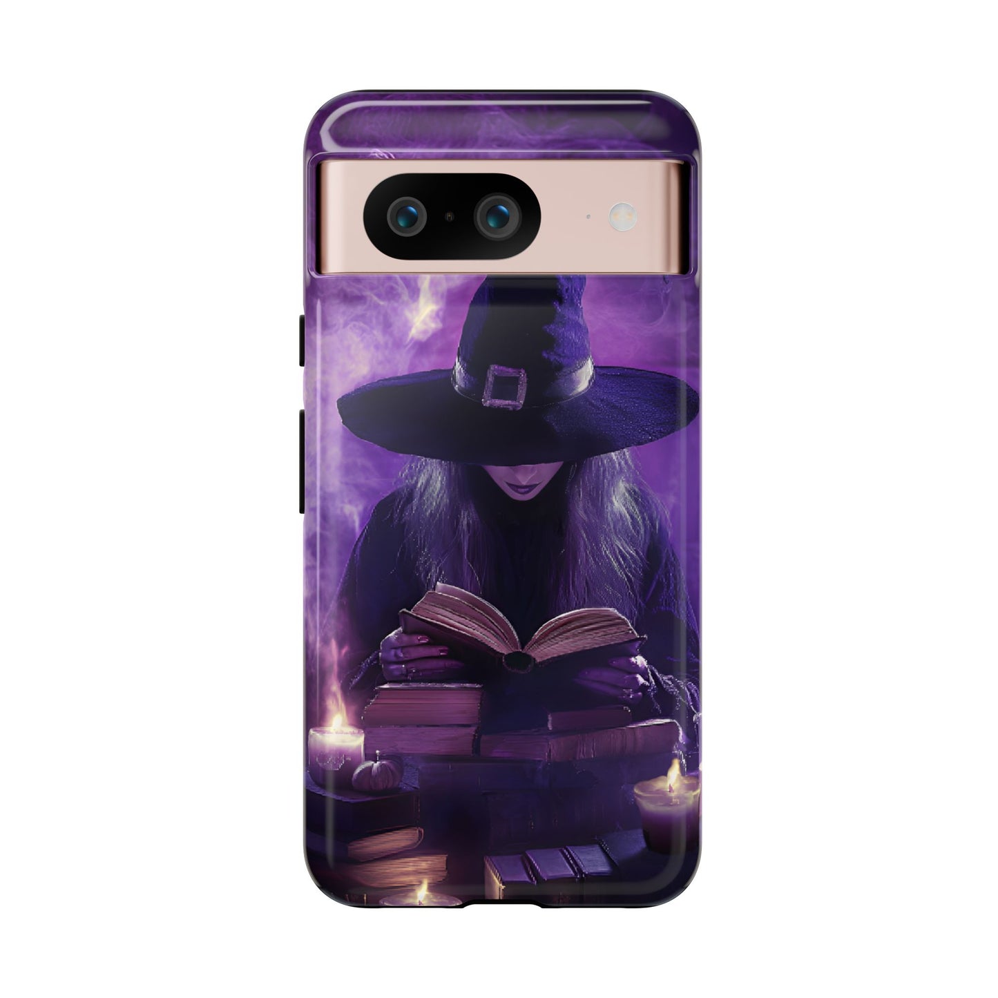 Witch Reading Book Phone Case - Witchy  Halloween Phone Cases for iPhone 16 15 14 13 12 11, Samsung Galaxy & Google Pixel