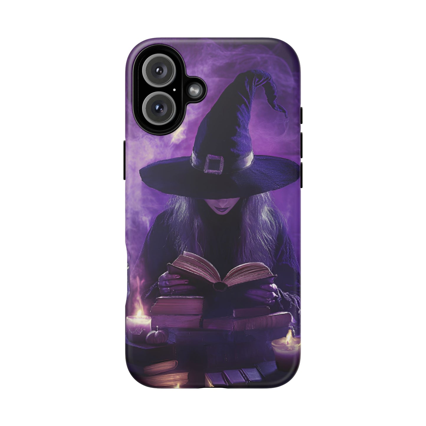 Witch Reading Book Phone Case - Witchy  Halloween Phone Cases for iPhone 16 15 14 13 12 11, Samsung Galaxy & Google Pixel