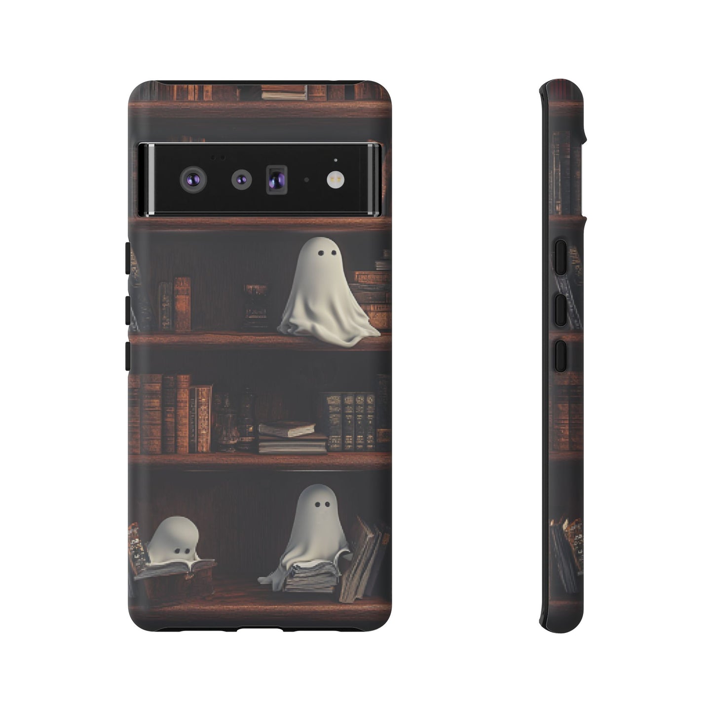 Bookish Ghost Phone Case for iPhone 16 15 14 13 12 11, Samsung Galaxy & Google Pixel