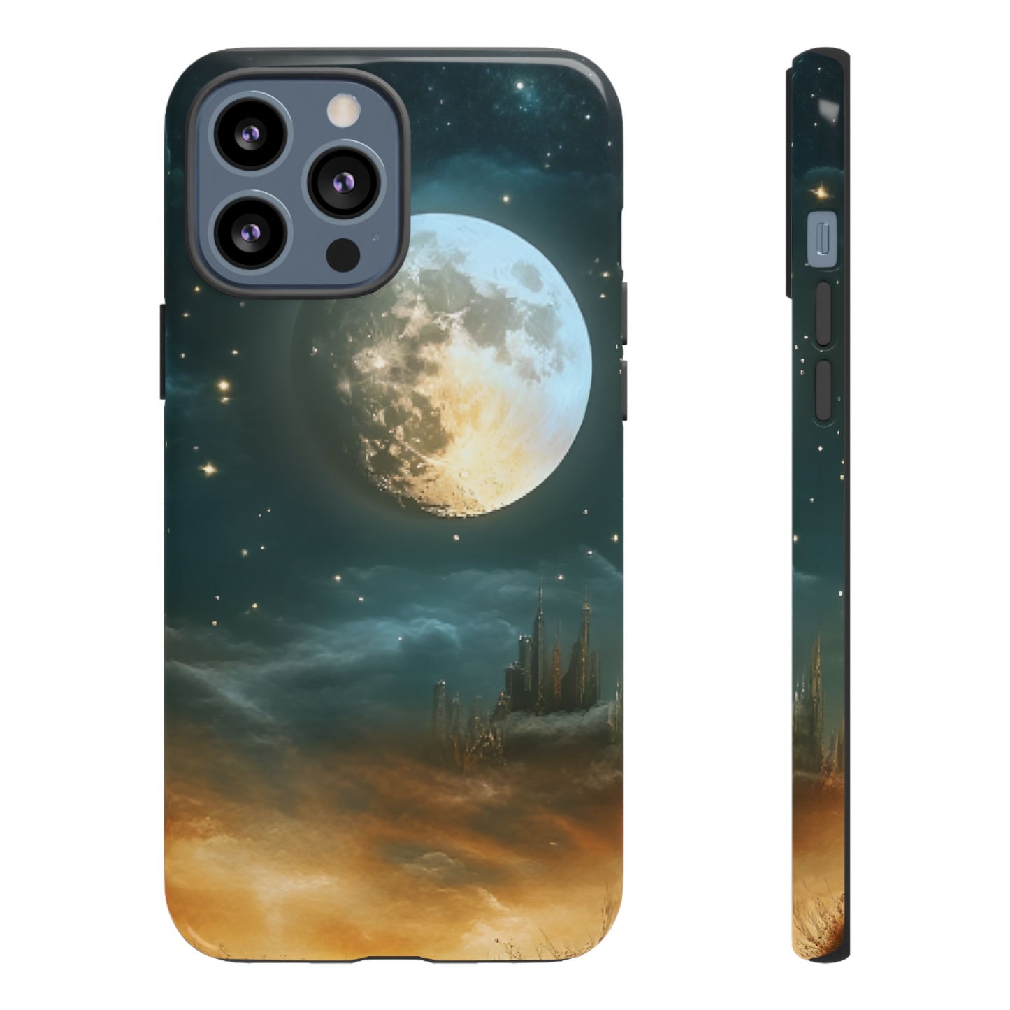 Space Phone Case - Planet and Stars in Fantasy World for iPhone 16 15 14 13 12 11, Samsung Galaxy & Google Pixel