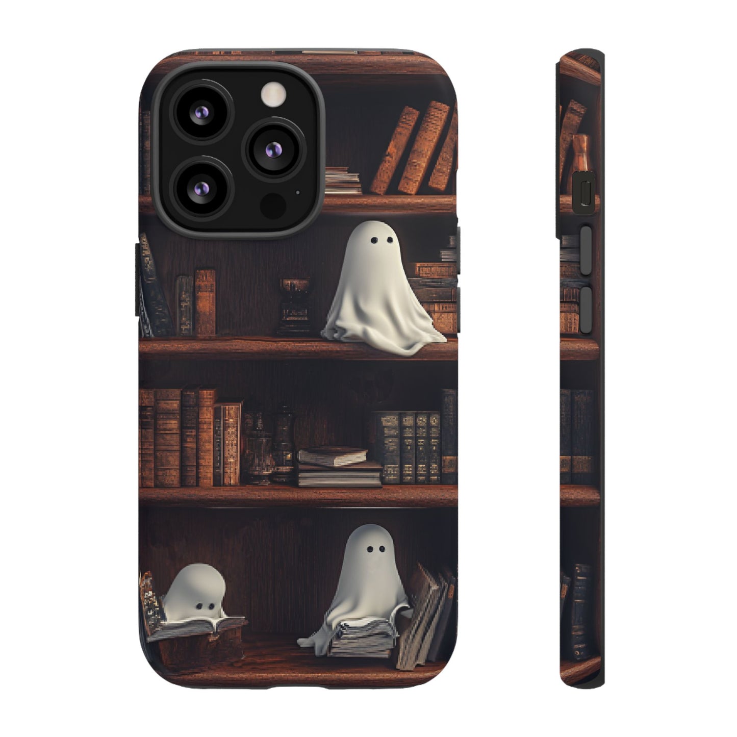 Bookish Ghost Phone Case for iPhone 16 15 14 13 12 11, Samsung Galaxy & Google Pixel