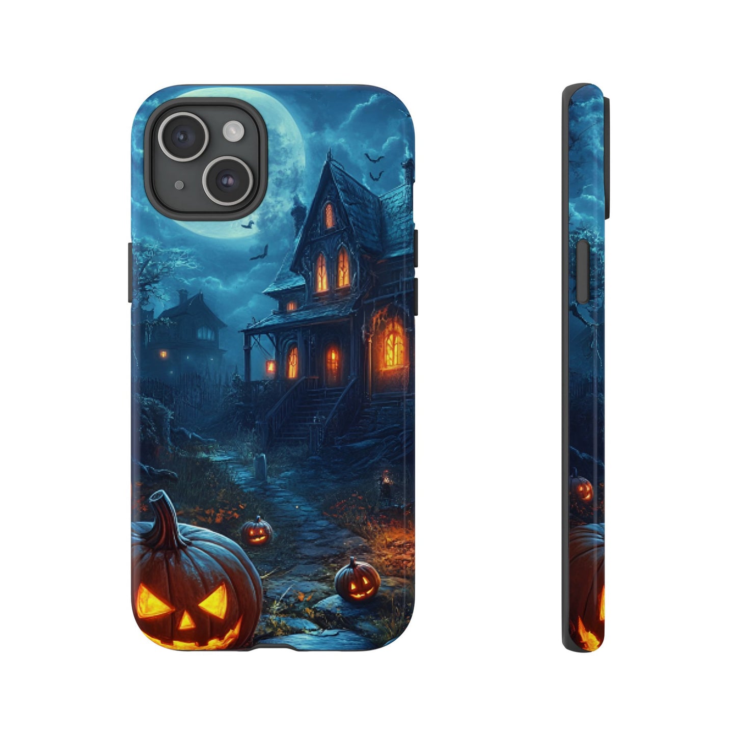 Halloween Haunted  House Phone Case - Spooky & Scary Phone Cases - iPhone 16 15 14 13 12 11, Samsung Galaxy & Google Pixel Phone Covers