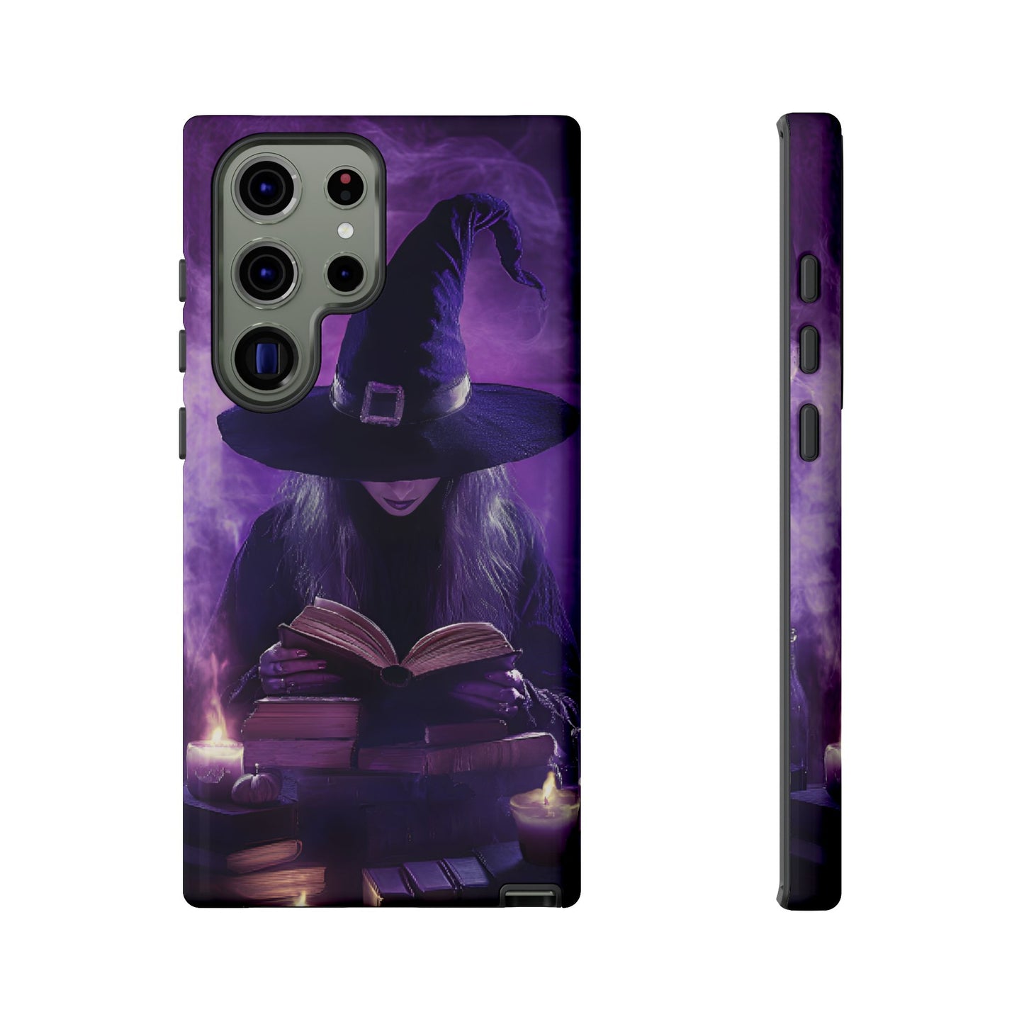 Witch Reading Book Phone Case - Witchy  Halloween Phone Cases for iPhone 16 15 14 13 12 11, Samsung Galaxy & Google Pixel