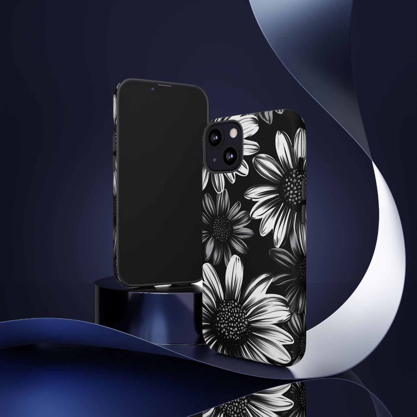 Daisy Phone Case - Dark Gothic Flower Phone Cases - iPhone 16 15 14 13 12 11, Samsung Galaxy & Google Pixel Phone Covers