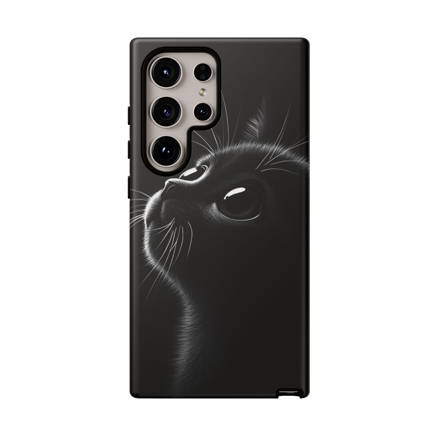 Cute Black Cat Phone Case - Cat Lover Phone Cases - iPhone 16 15 14 13 12 11, Samsung Galaxy & Google Pixel Phone Covers