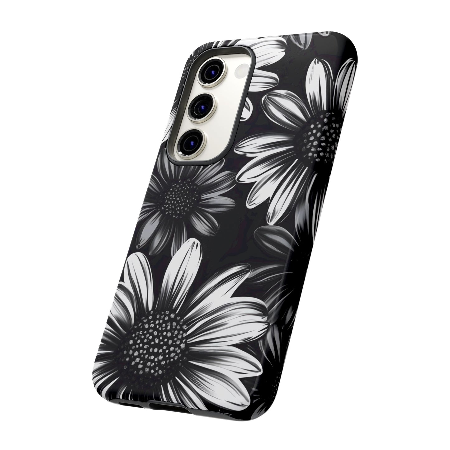 Daisy Phone Case - Dark Gothic Flower Phone Cases for iPhone 16 15 14 13 12 11, Samsung Galaxy & Google Pixel