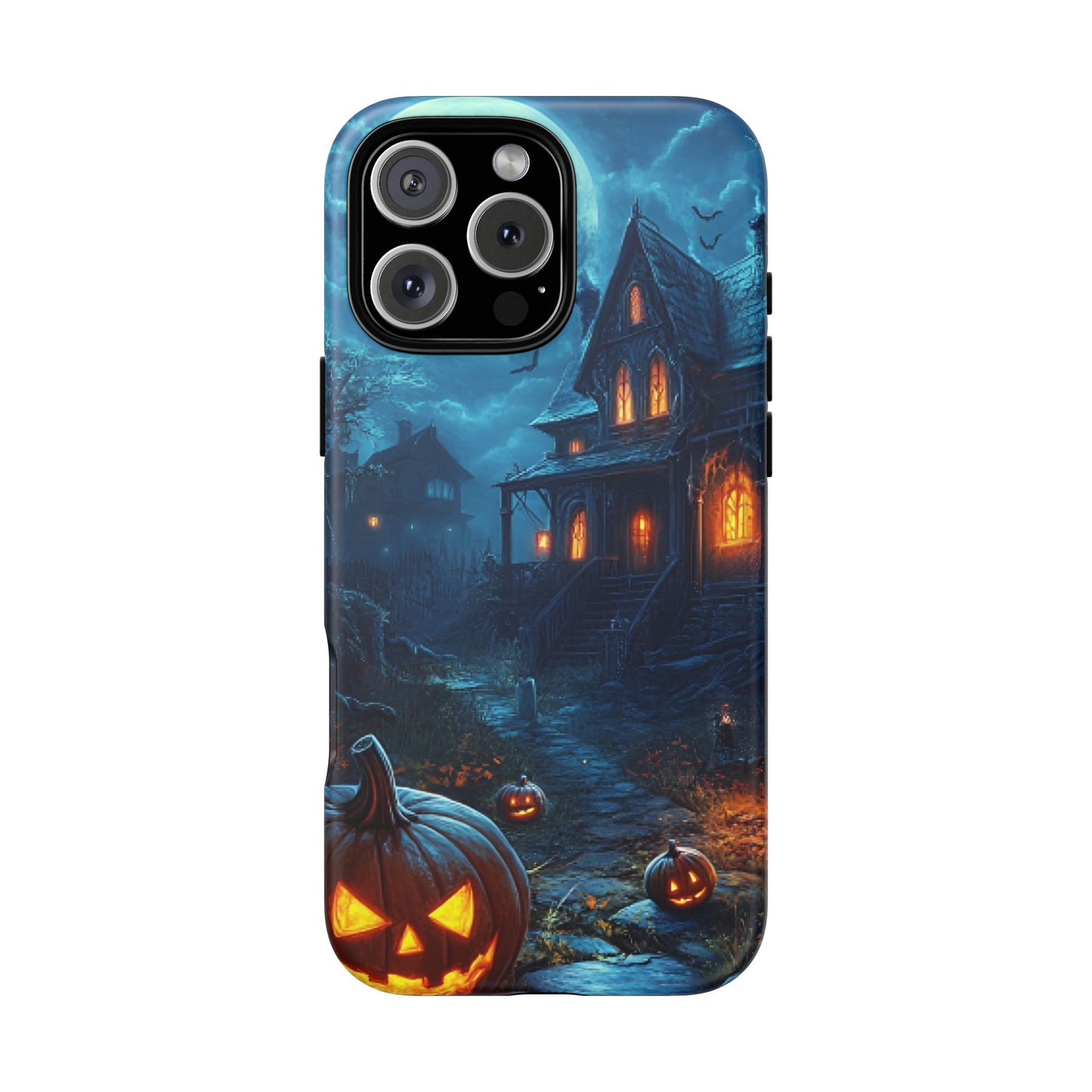 Halloween Haunted  House Phone Case - Spooky & Scary Phone Cases for iPhone 16 15 14 13 12 11, Samsung Galaxy & Google Pixel