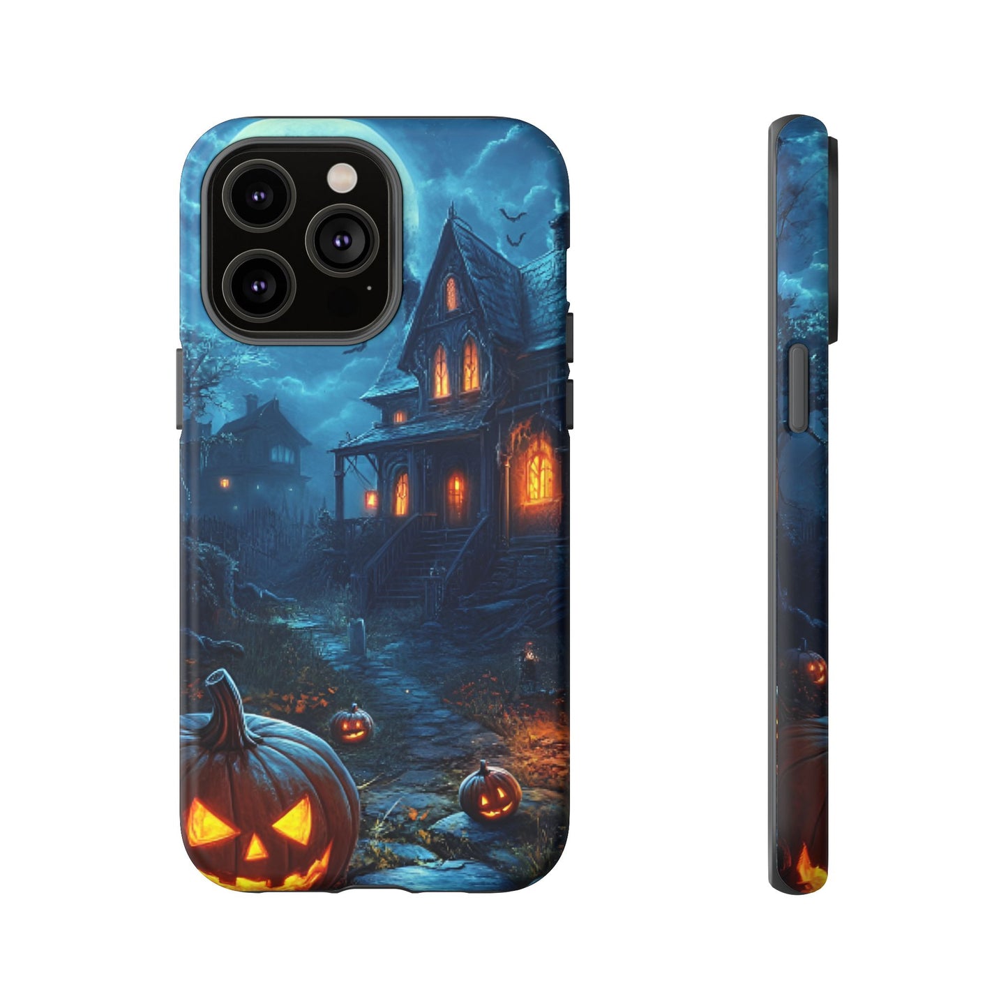 Halloween Haunted  House Phone Case - Spooky & Scary Phone Cases for iPhone 16 15 14 13 12 11, Samsung Galaxy & Google Pixel