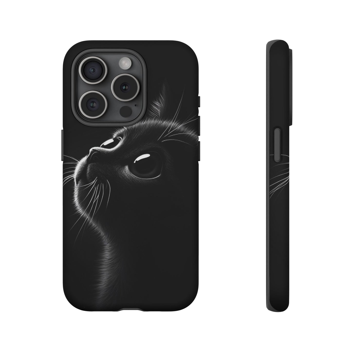 Cute Black Cat Phone Case - Cat Lover Phone Cases - iPhone 16 15 14 13 12 11, Samsung Galaxy & Google Pixel Phone Covers