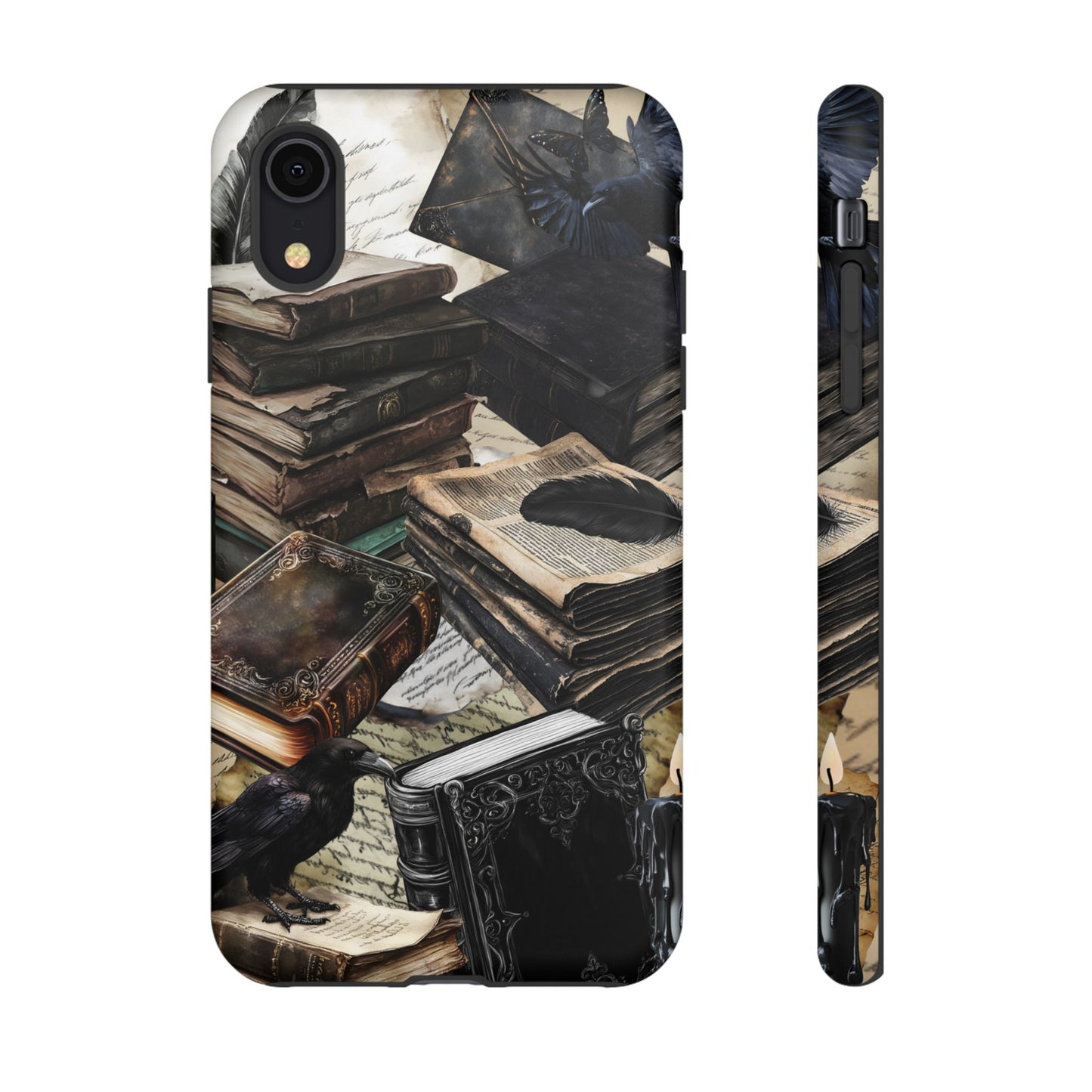 Dark Academia Collage Phone Case - iPhone 16 15 14 13 12 11, Samsung Galaxy & Google Pixel Phone Covers - Boo and Bewear