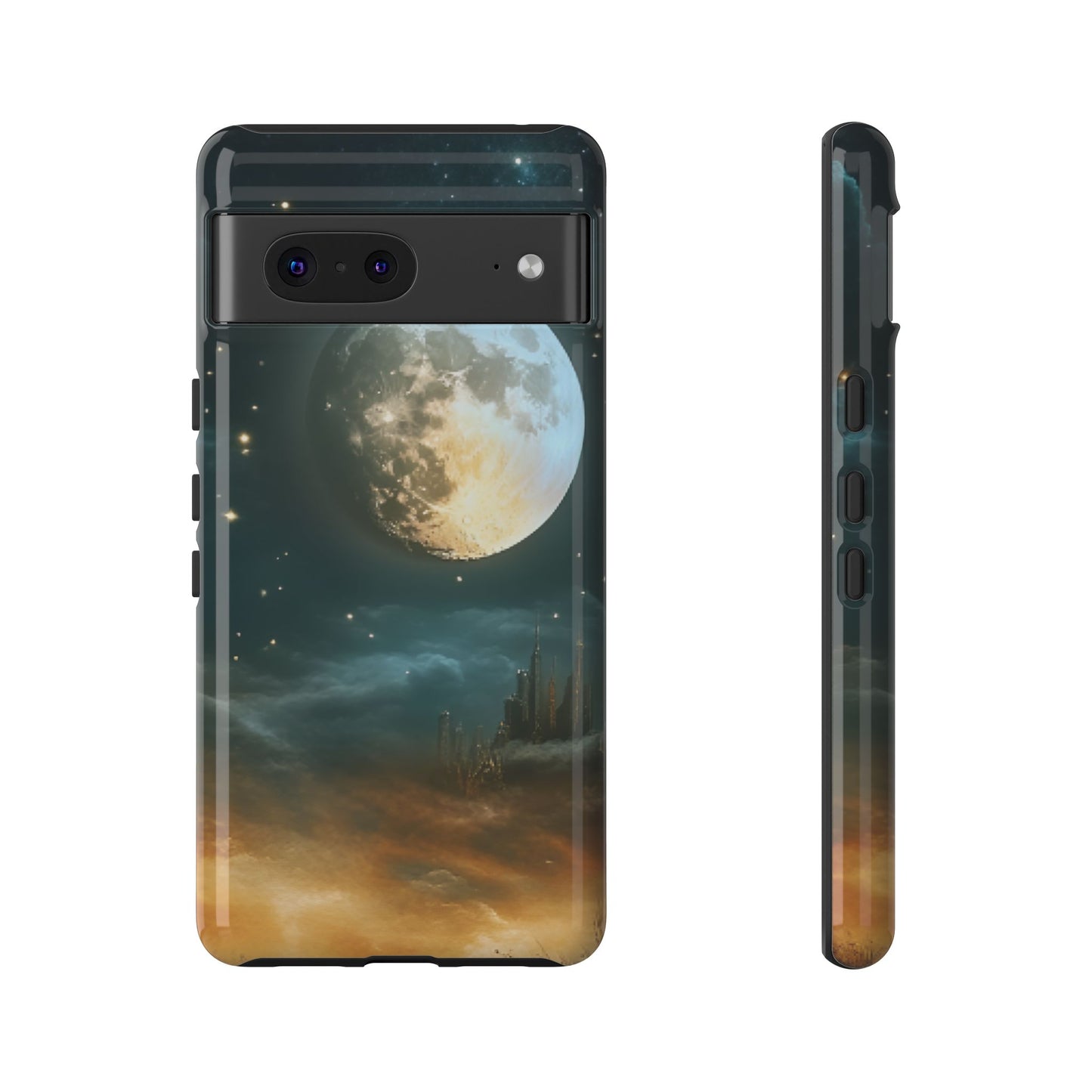 Space Phone Case - Planet and Stars in Fantasy World for iPhone 16 15 14 13 12 11, Samsung Galaxy & Google Pixel