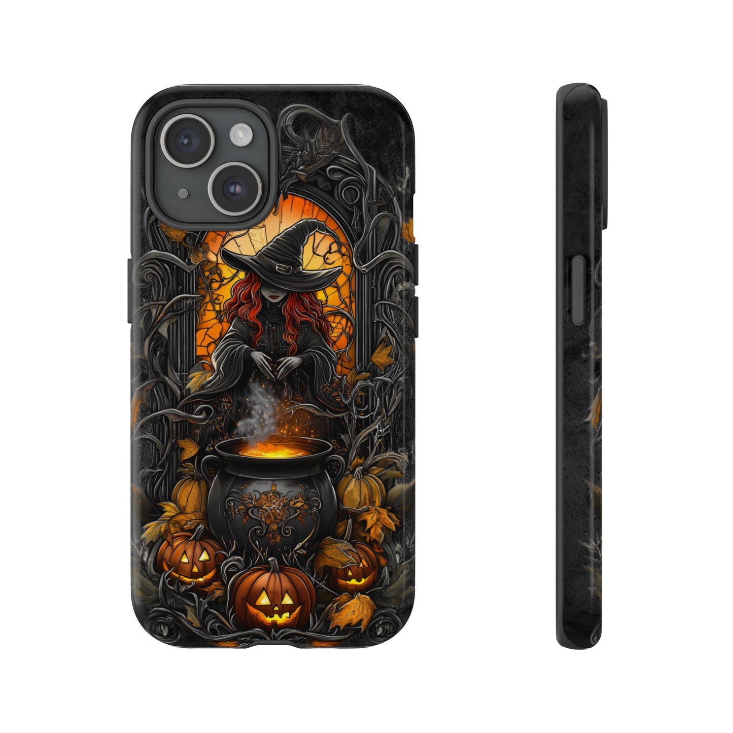 Halloween Witch Phone Case - Magic Witchy Phone Cases for iPhone 16 15 14 13 12 11, Samsung Galaxy & Google Pixel