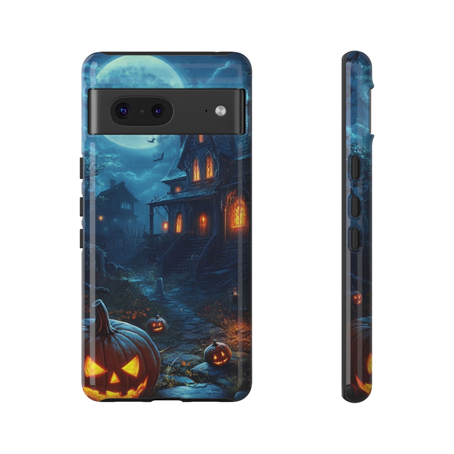 Halloween Haunted  House Phone Case - Spooky & Scary Phone Cases for iPhone 16 15 14 13 12 11, Samsung Galaxy & Google Pixel