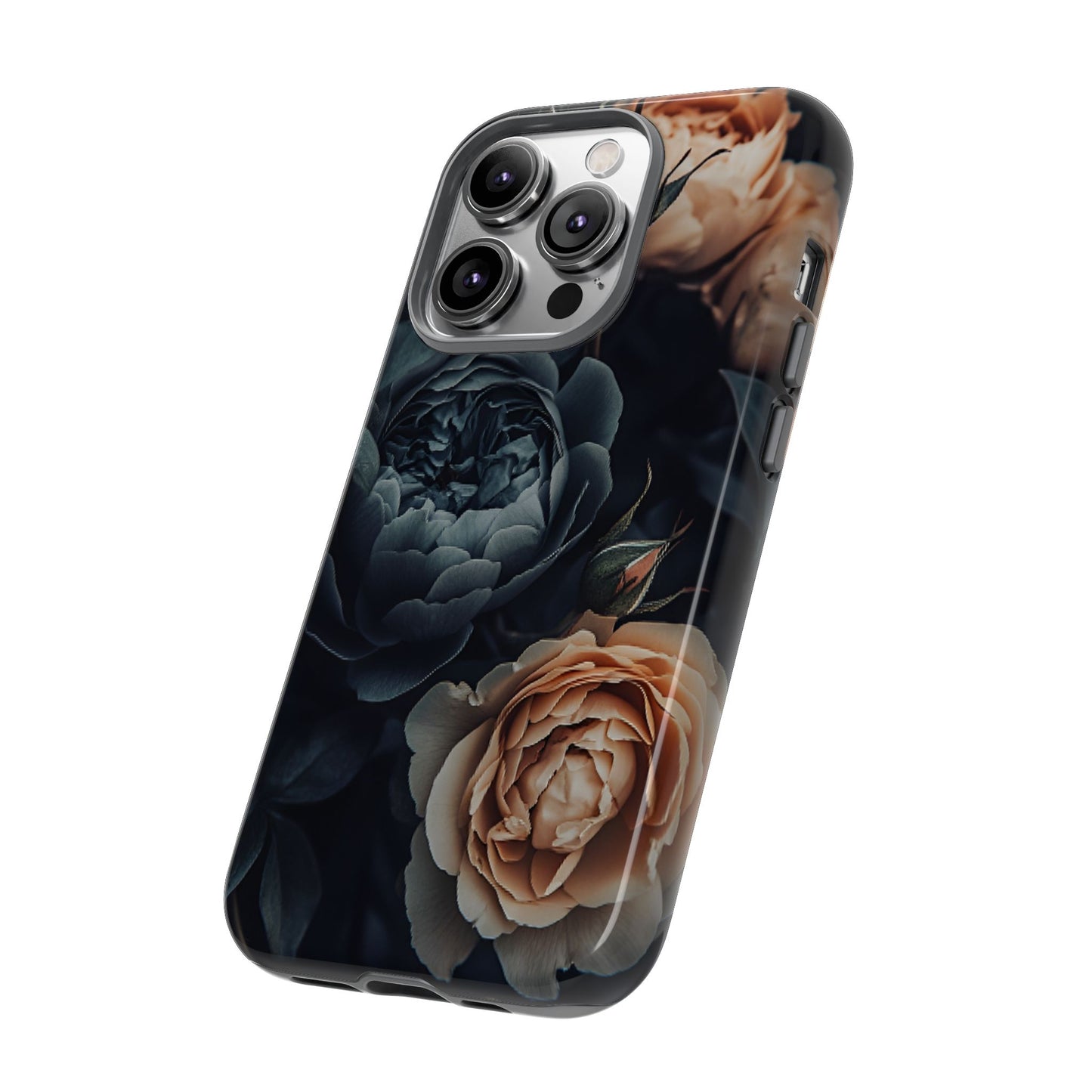 Floral Dark Academia Phone Case - Victorian Goth Phone Cases for iPhone 16 15 14 13 12 11, Samsung Galaxy & Google Pixel