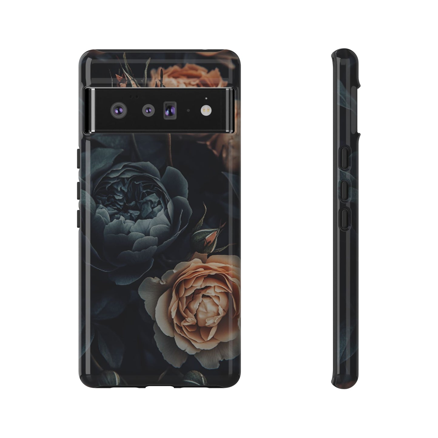 Floral Dark Academia Phone Case - Victorian Goth Phone Cases for iPhone 16 15 14 13 12 11, Samsung Galaxy & Google Pixel