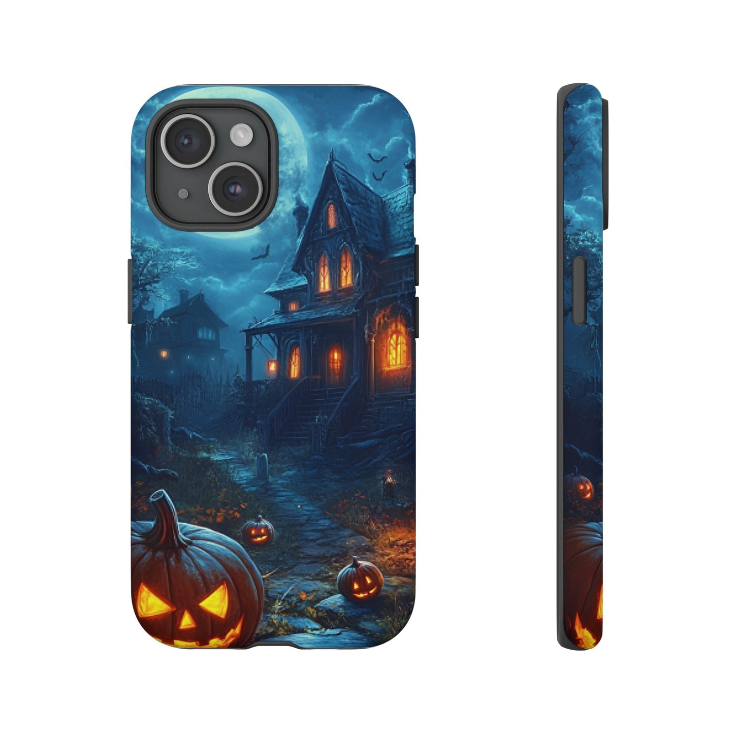 Halloween Haunted  House Phone Case - Spooky & Scary Phone Cases for iPhone 16 15 14 13 12 11, Samsung Galaxy & Google Pixel