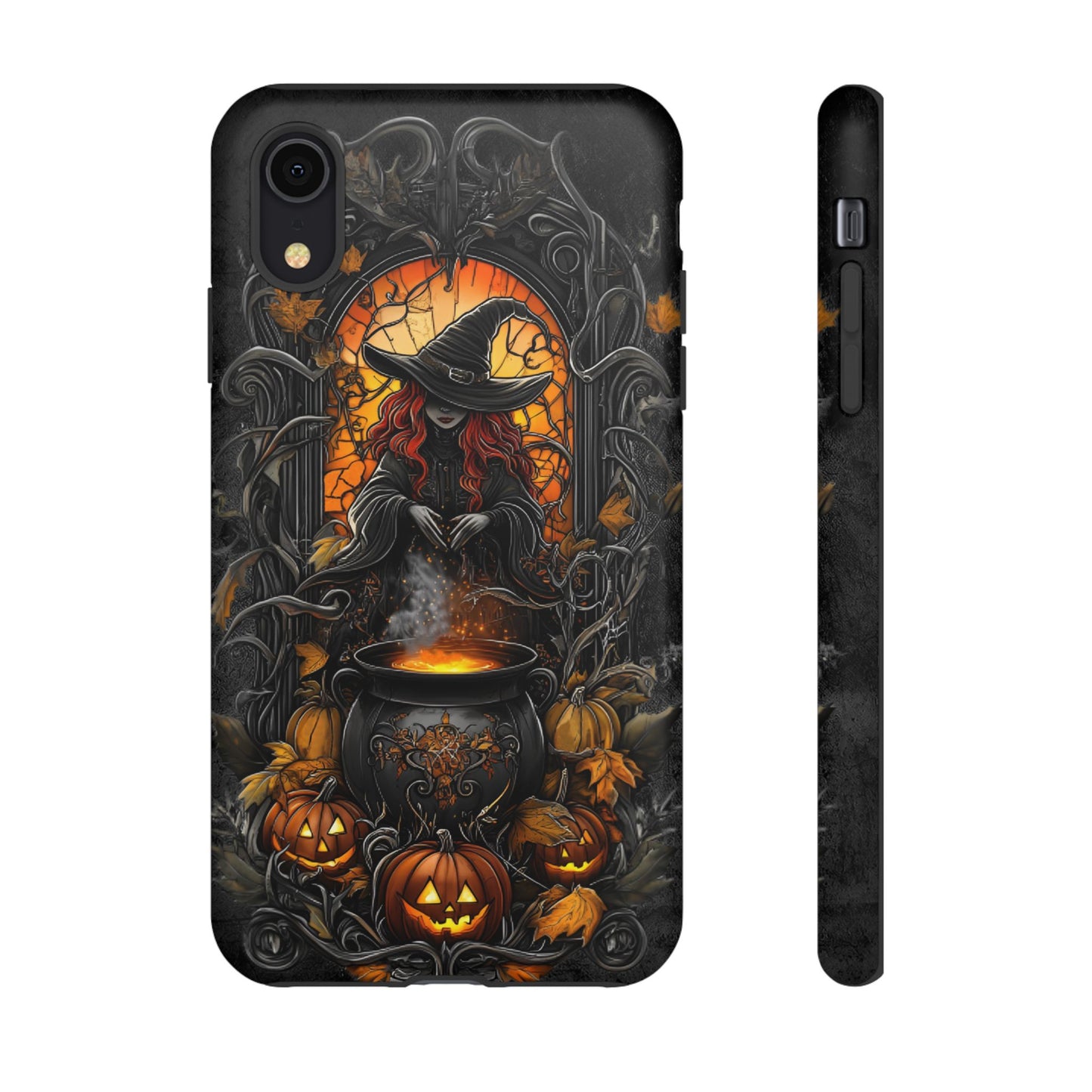 Halloween Witch Phone Case - Magic Witchy Phone Cases - iPhone 16 15 14 13 12 11, Samsung Galaxy & Google Pixel Phone Covers - Boo and Bewear