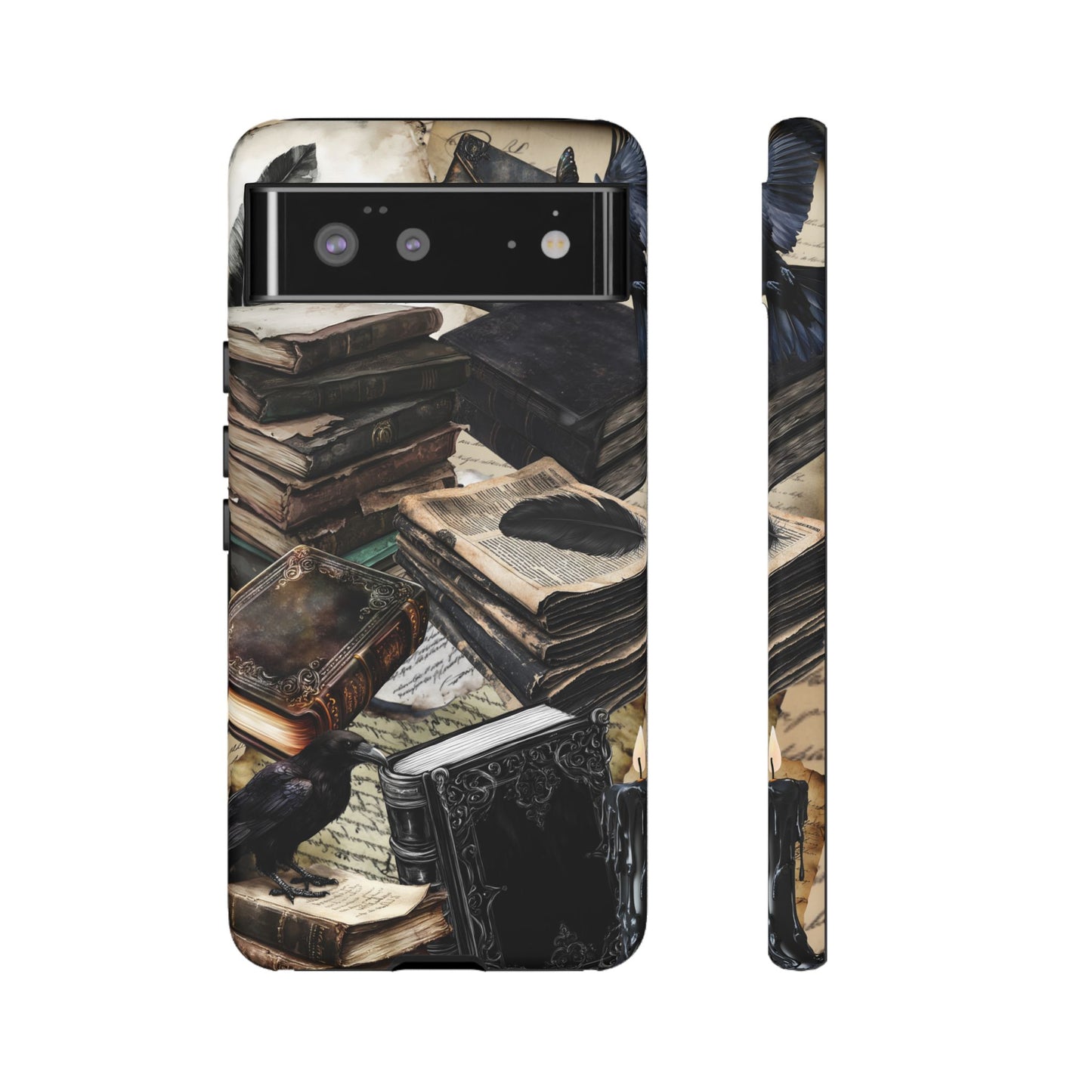 Dark Academia Collage Phone Case for iPhone 16 15 14 13 12 11, Samsung Galaxy & Google Pixel