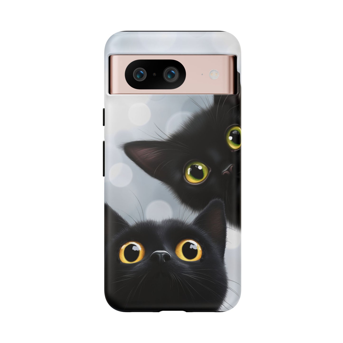 Cat Phone Case - Cute Black Cats Phone Cases - iPhone 16 15 14 13 12 11, Samsung Galaxy & Google Pixel Phone Covers