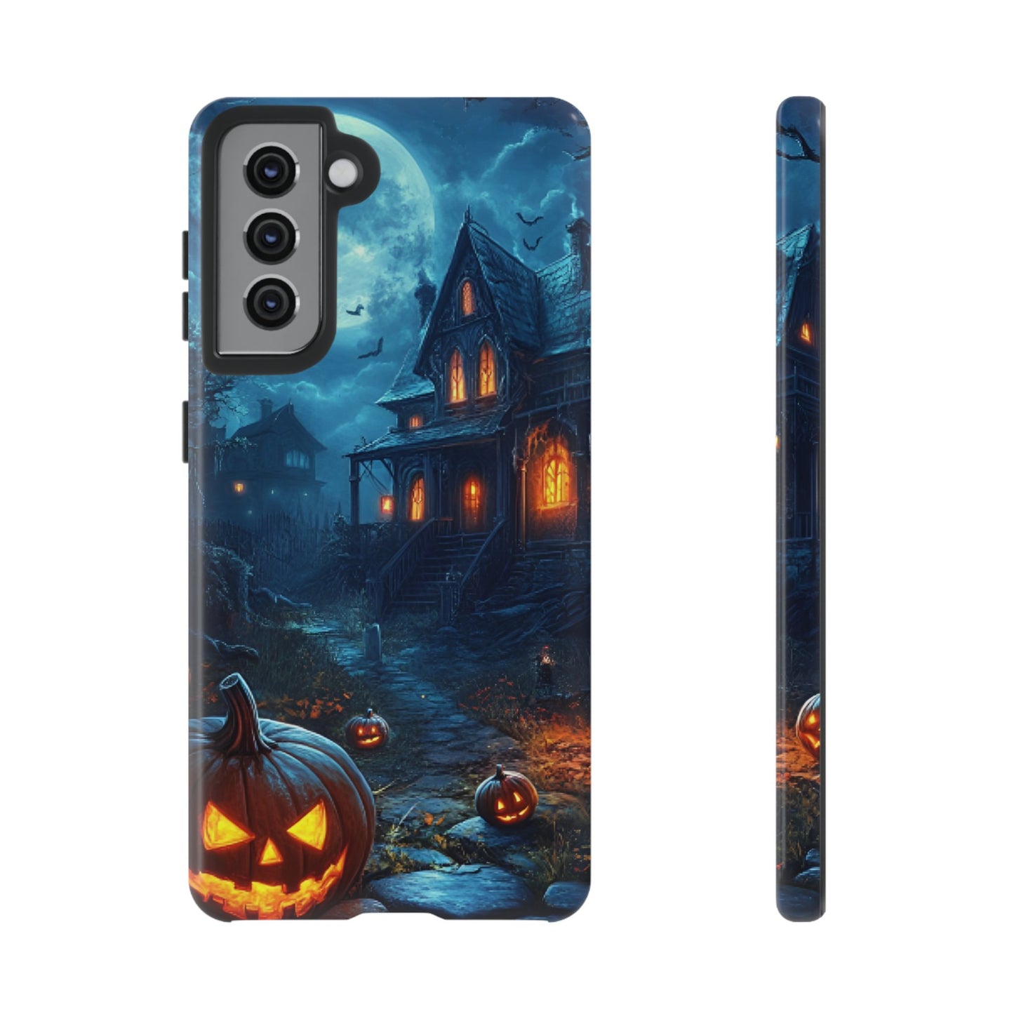 Halloween Haunted  House Phone Case - Spooky & Scary Phone Cases - iPhone 16 15 14 13 12 11, Samsung Galaxy & Google Pixel Phone Covers