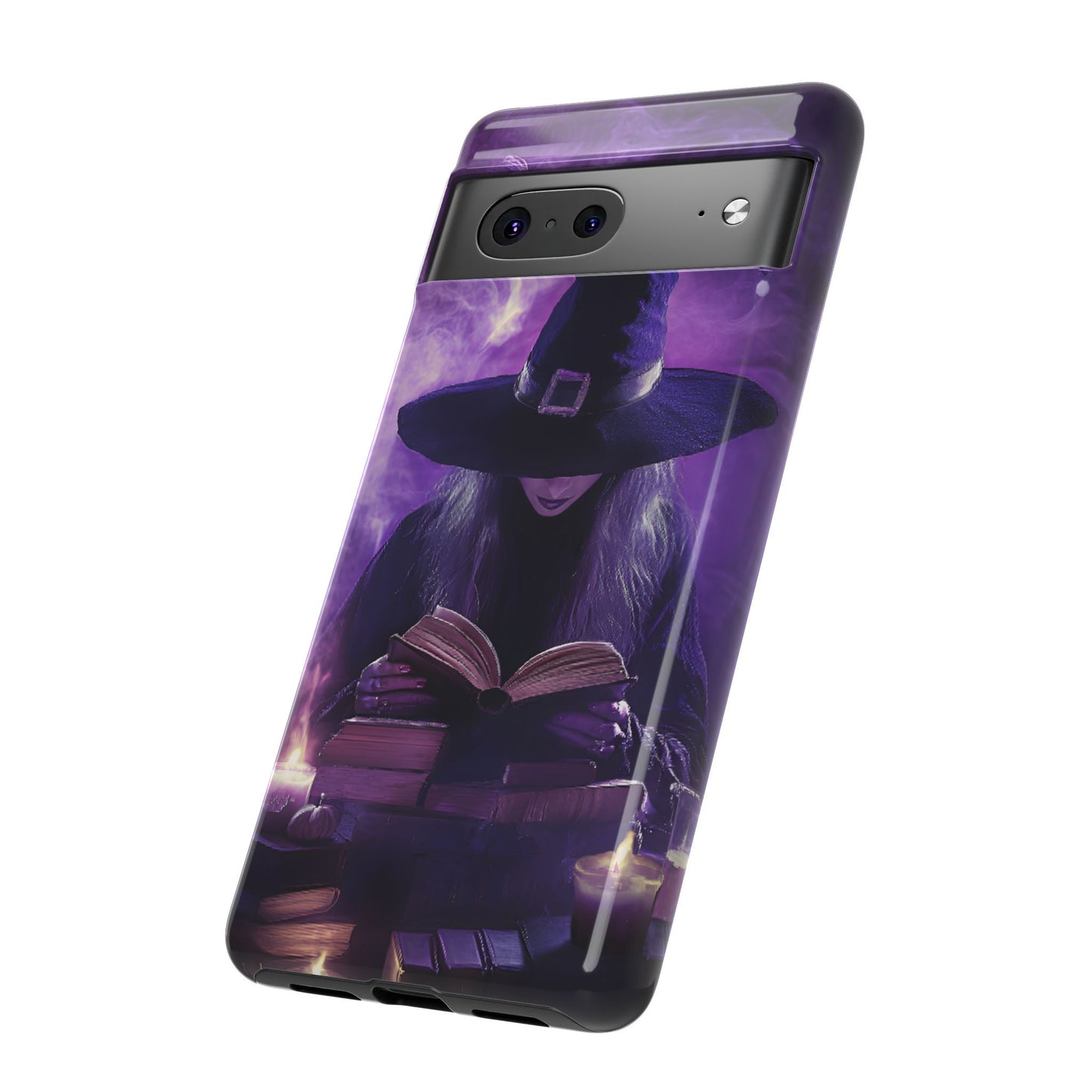 Witch Reading Book Phone Case - Witchy  Halloween Phone Cases for iPhone 16 15 14 13 12 11, Samsung Galaxy & Google Pixel