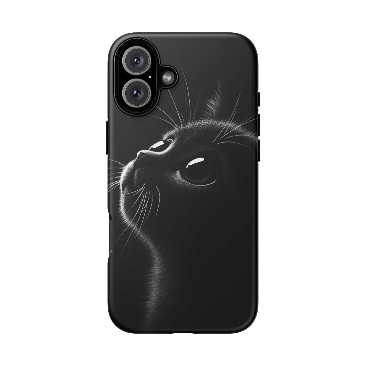 Cute Black Cat Phone Case - Cat Lover Phone Cases - iPhone 16 15 14 13 12 11, Samsung Galaxy & Google Pixel Phone Covers