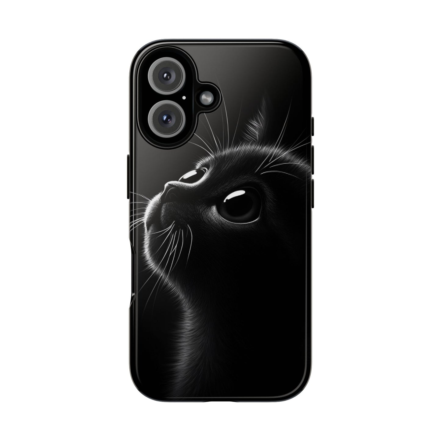 Cute Black Cat Phone Case - Cat Lover Phone Cases - iPhone 16 15 14 13 12 11, Samsung Galaxy & Google Pixel Phone Covers - Boo and Bewear