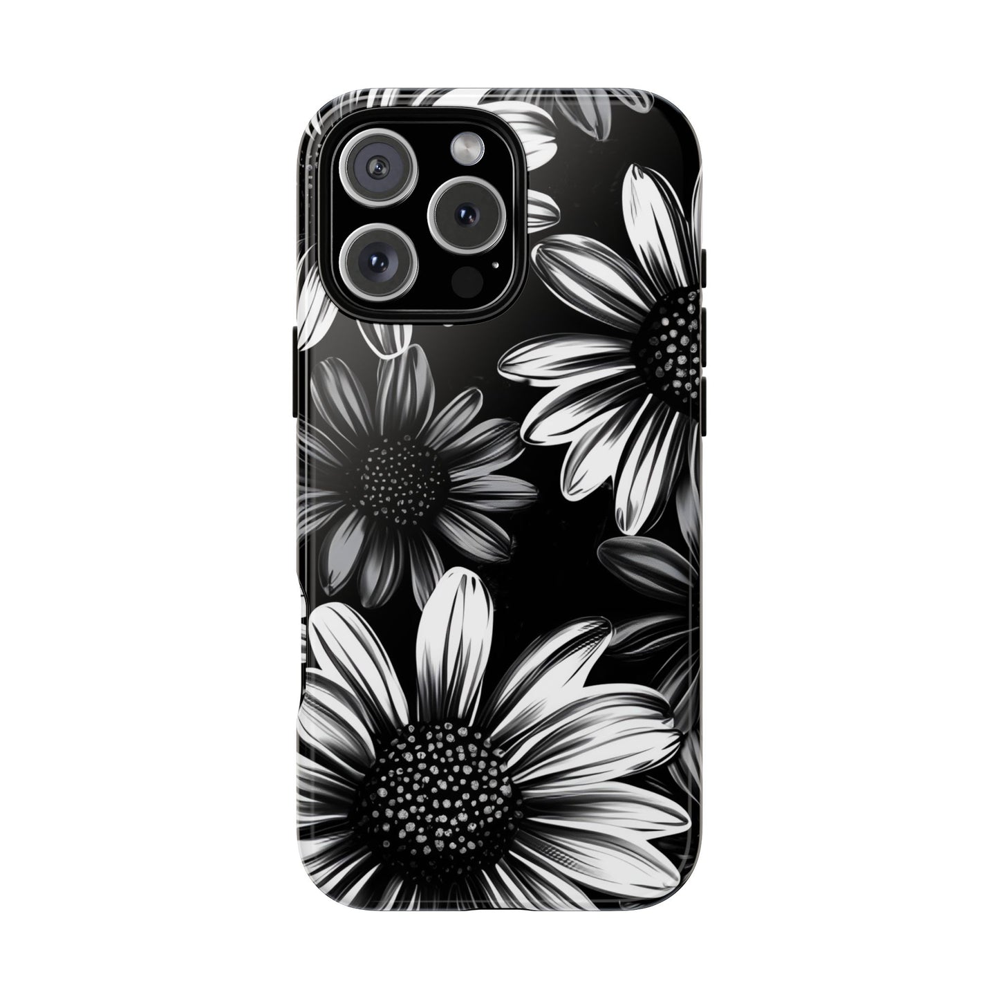 Daisy Phone Case - Dark Gothic Flower Phone Cases - iPhone 16 15 14 13 12 11, Samsung Galaxy & Google Pixel Phone Covers