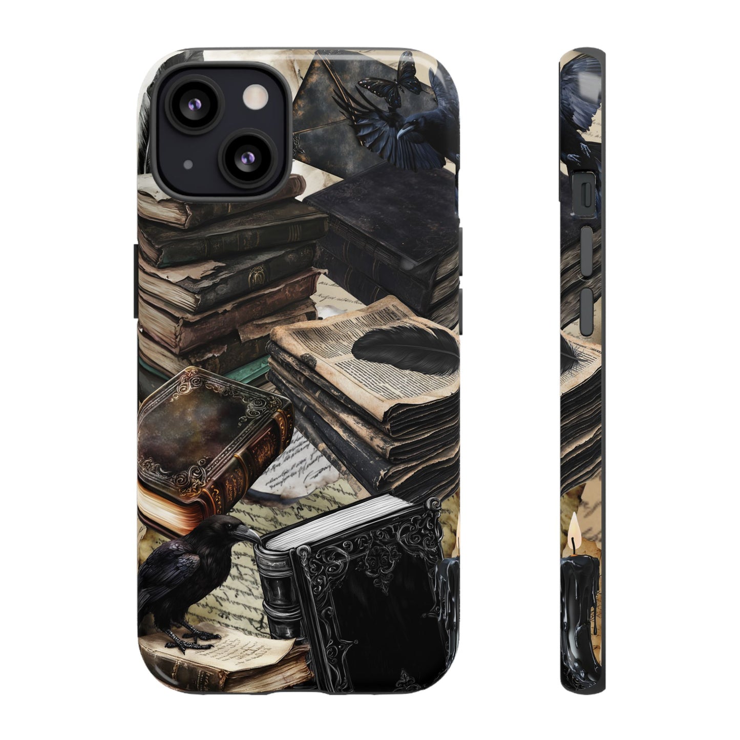 Dark Academia Collage Phone Case for iPhone 16 15 14 13 12 11, Samsung Galaxy & Google Pixel