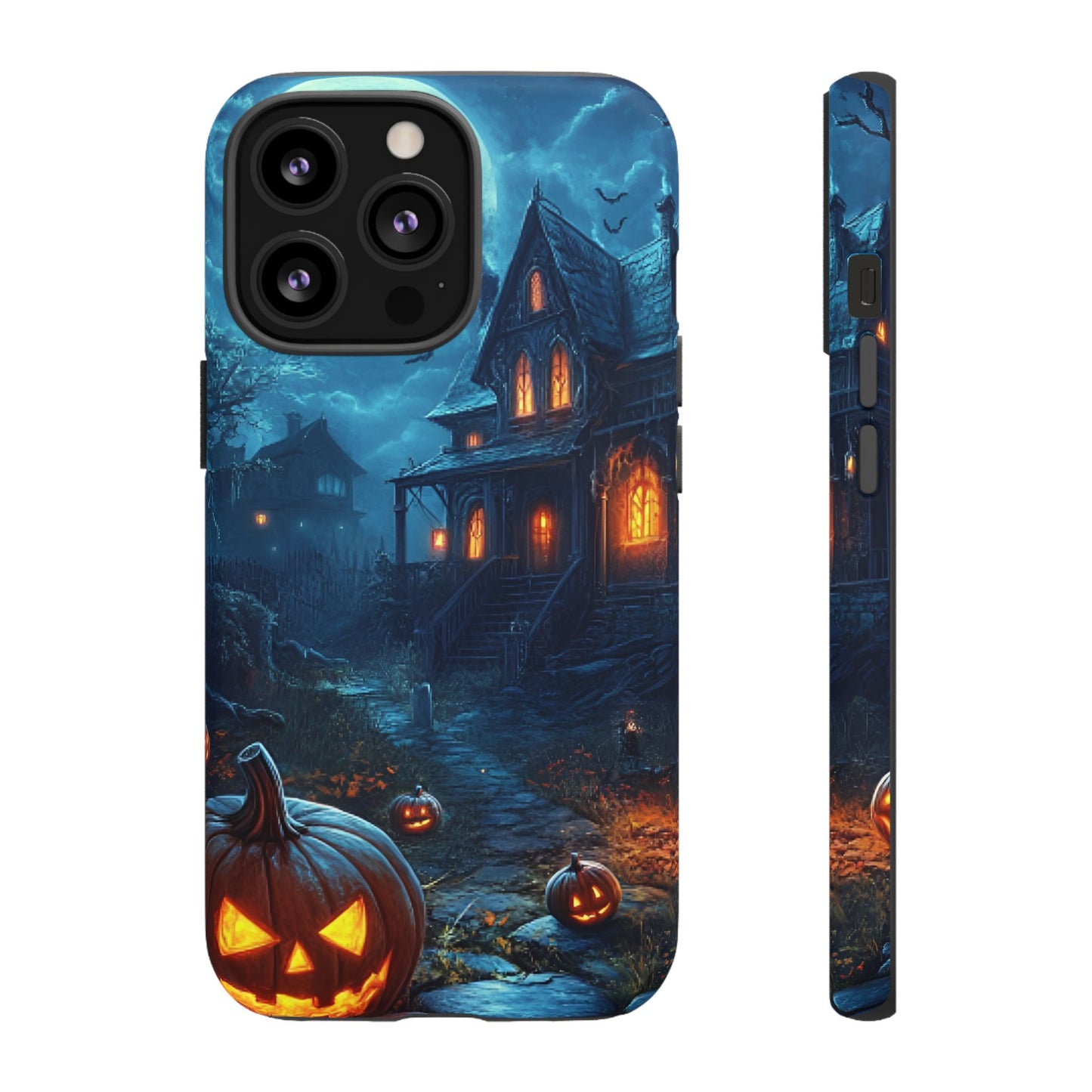 Halloween Haunted  House Phone Case - Spooky & Scary Phone Cases for iPhone 16 15 14 13 12 11, Samsung Galaxy & Google Pixel