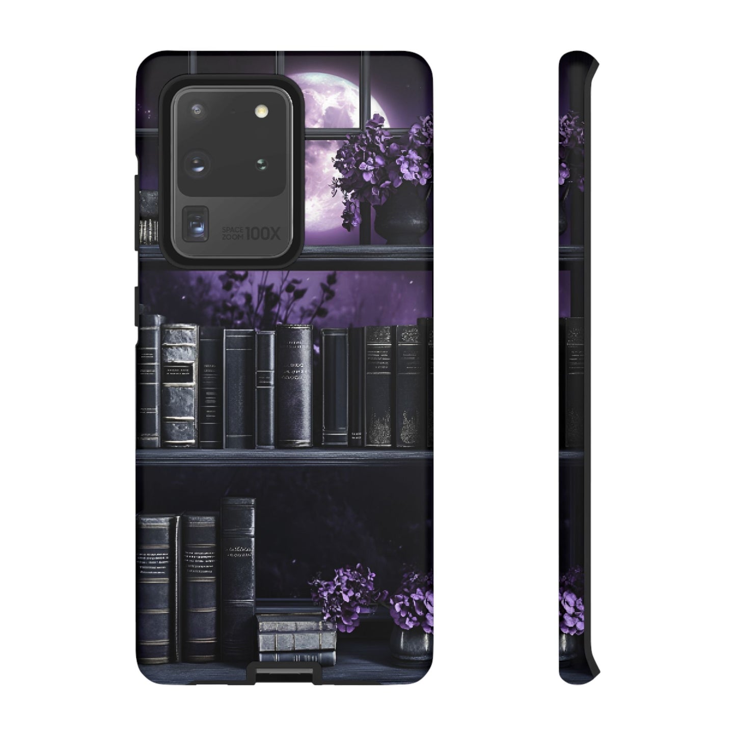 Dark Academia Bookshelf Phone Case - Literature and Book Lover Phone Cases for iPhone 16 15 14 13 12 11, Samsung Galaxy & Google Pixel