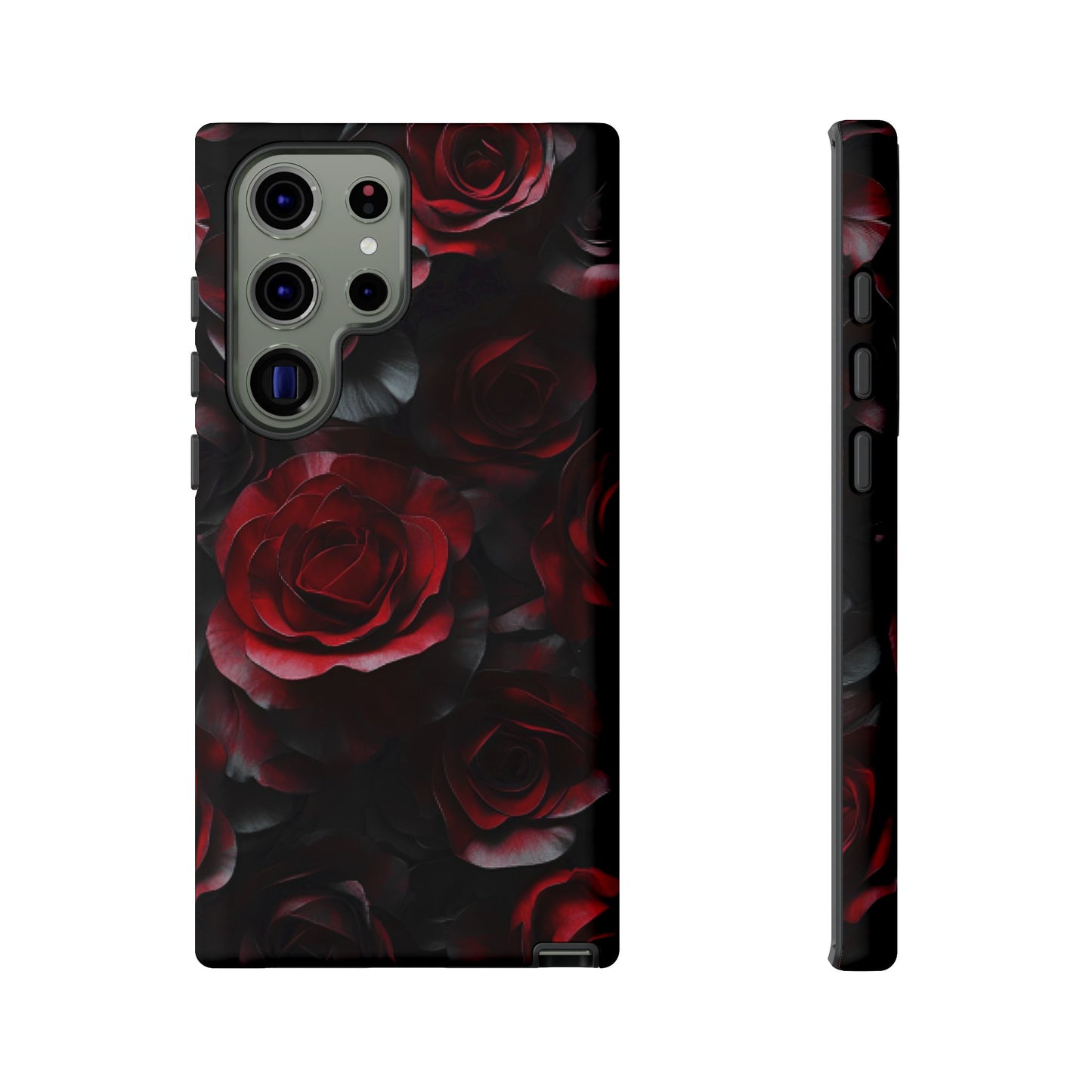 Dark Rose Flower Phone Case - Gothic Floral Phone Cases - iPhone 16 15 14 13 12 11, Samsung Galaxy & Google Pixel Phone Covers