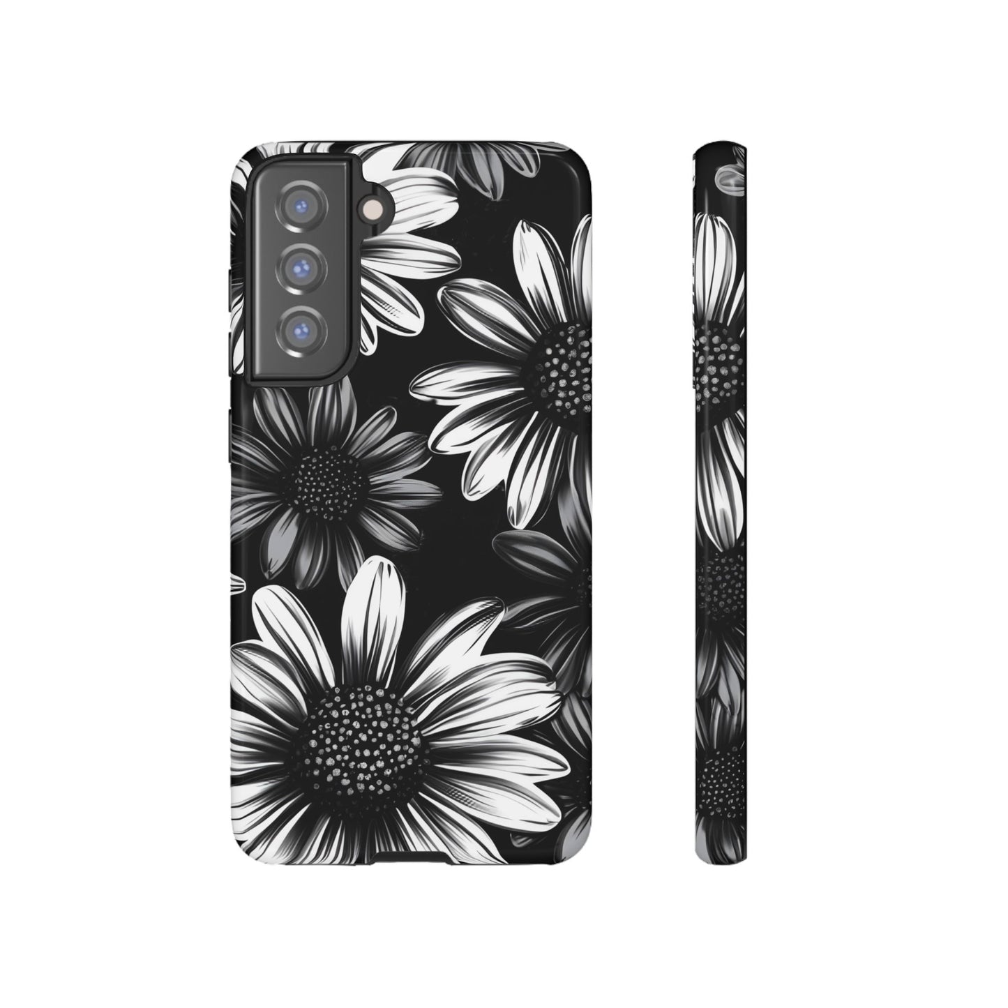 Daisy Phone Case - Dark Gothic Flower Phone Cases - iPhone 16 15 14 13 12 11, Samsung Galaxy & Google Pixel Phone Covers