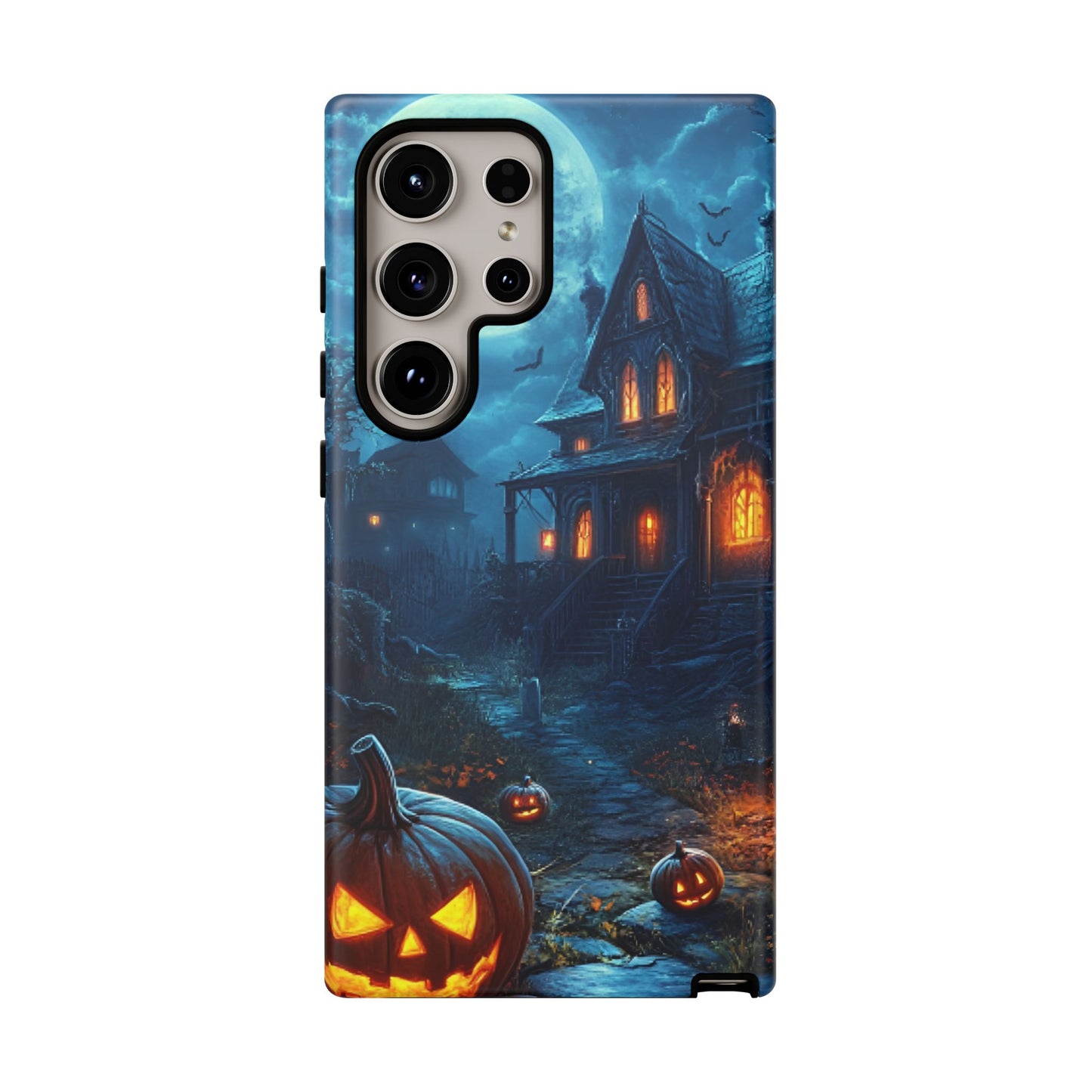 Halloween Haunted  House Phone Case - Spooky & Scary Phone Cases for iPhone 16 15 14 13 12 11, Samsung Galaxy & Google Pixel