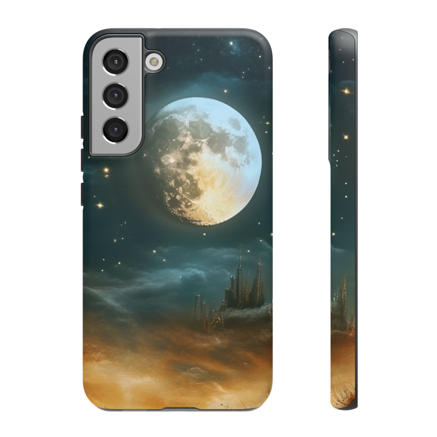 Space Phone Case - Planet and Stars in Fantasy World for iPhone 16 15 14 13 12 11, Samsung Galaxy & Google Pixel