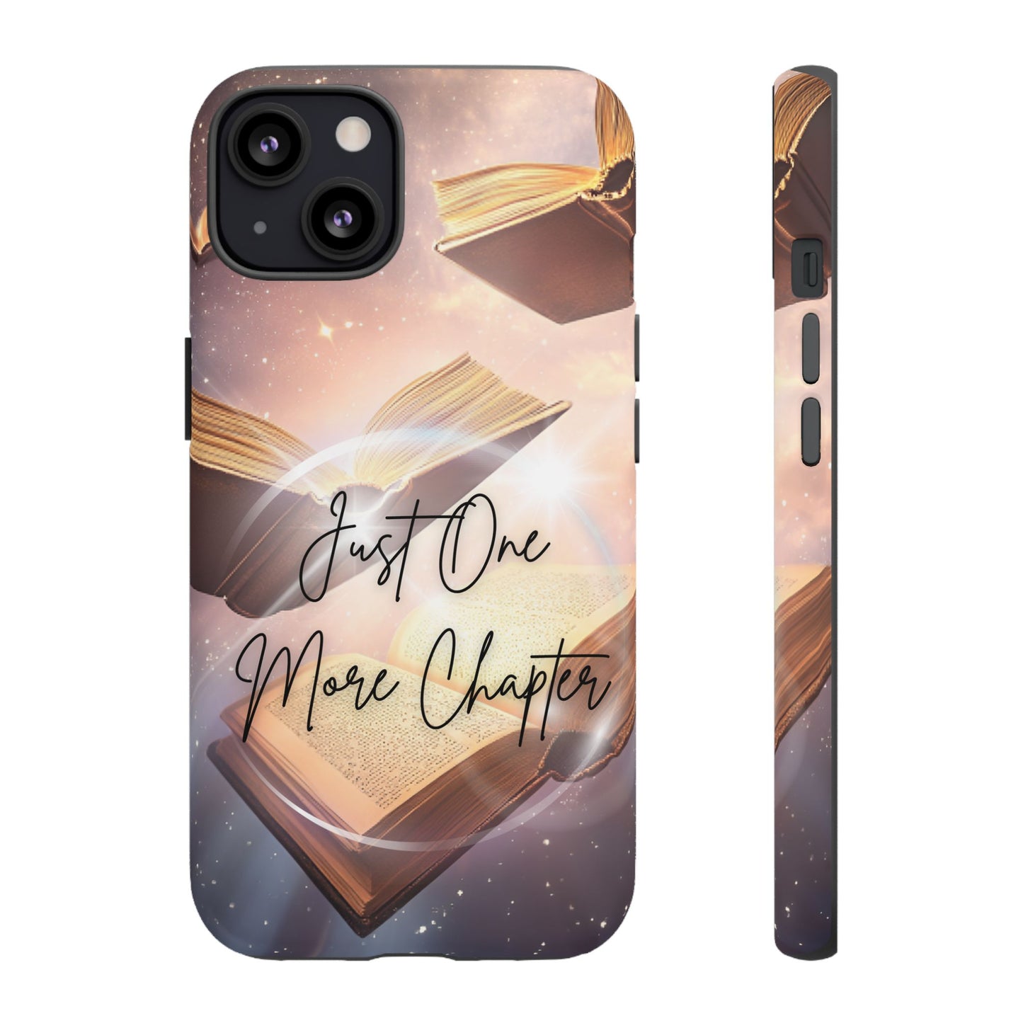 Bookish Phone Case -Just One More Chapter - Magic Vintage Books for iPhone 16 15 14 13 12 11, Samsung Galaxy & Google Pixel