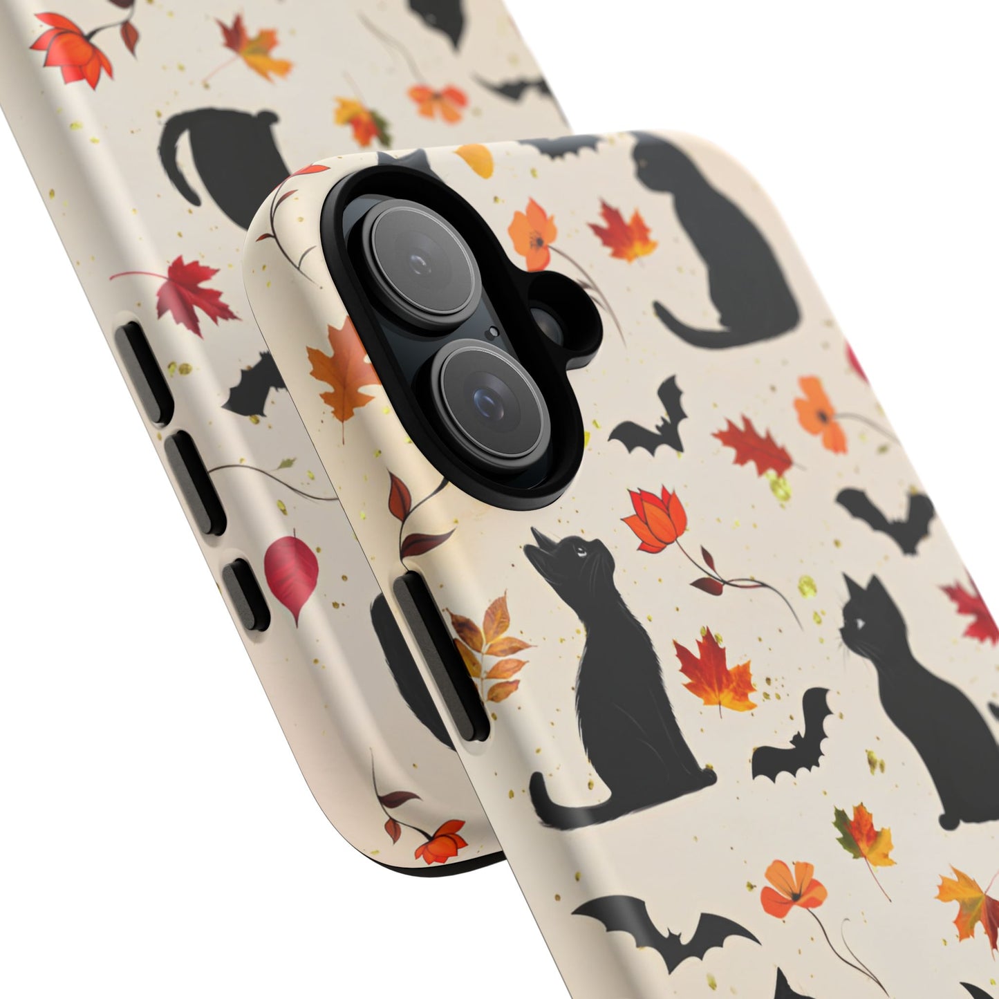 Cute Black Cats Halloween Phone Case - Aesthetic Fall Phone Cases - iPhone 16 15 14 13 12 11, Samsung Galaxy & Google Pixel Phone Covers