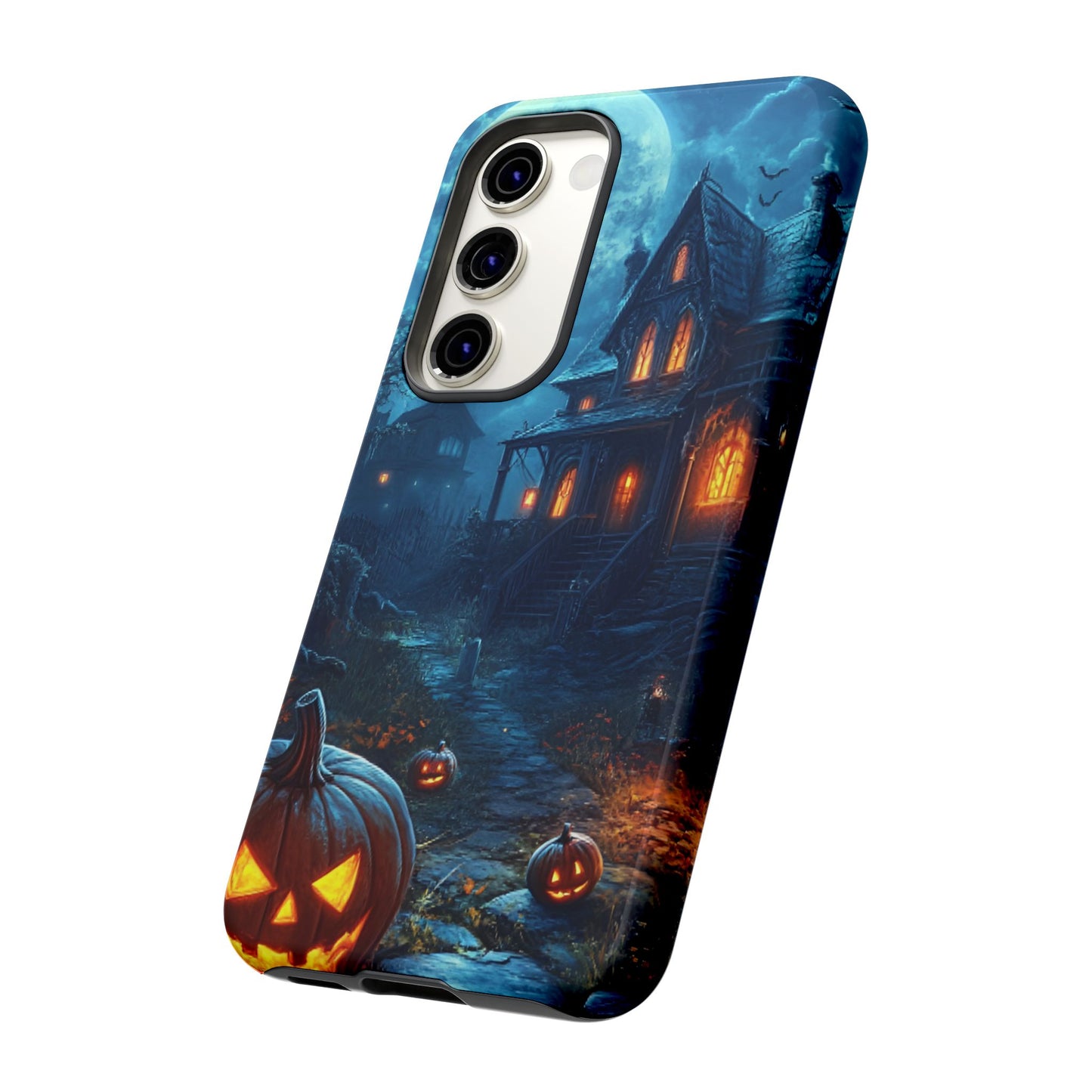 Halloween Haunted  House Phone Case - Spooky & Scary Phone Cases - iPhone 16 15 14 13 12 11, Samsung Galaxy & Google Pixel Phone Covers