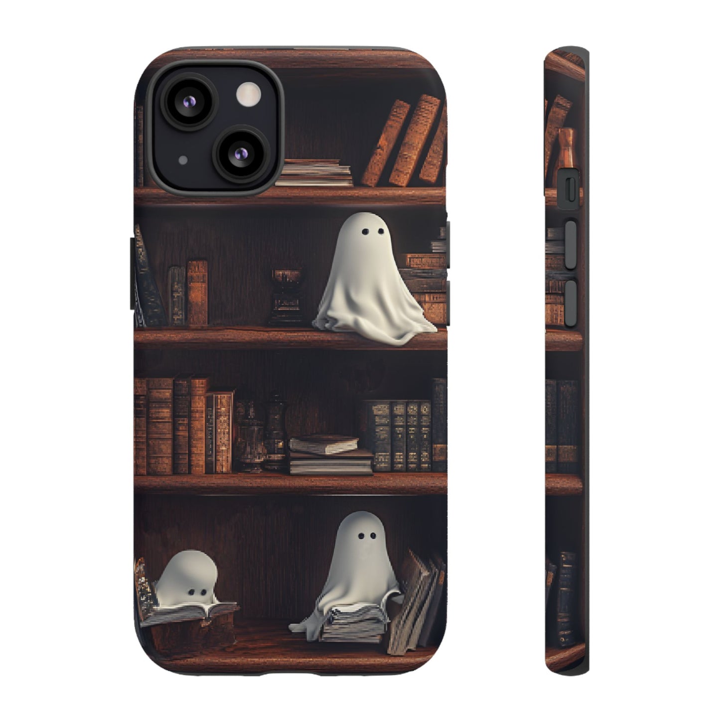 Bookish Ghost Phone Case for iPhone 16 15 14 13 12 11, Samsung Galaxy & Google Pixel